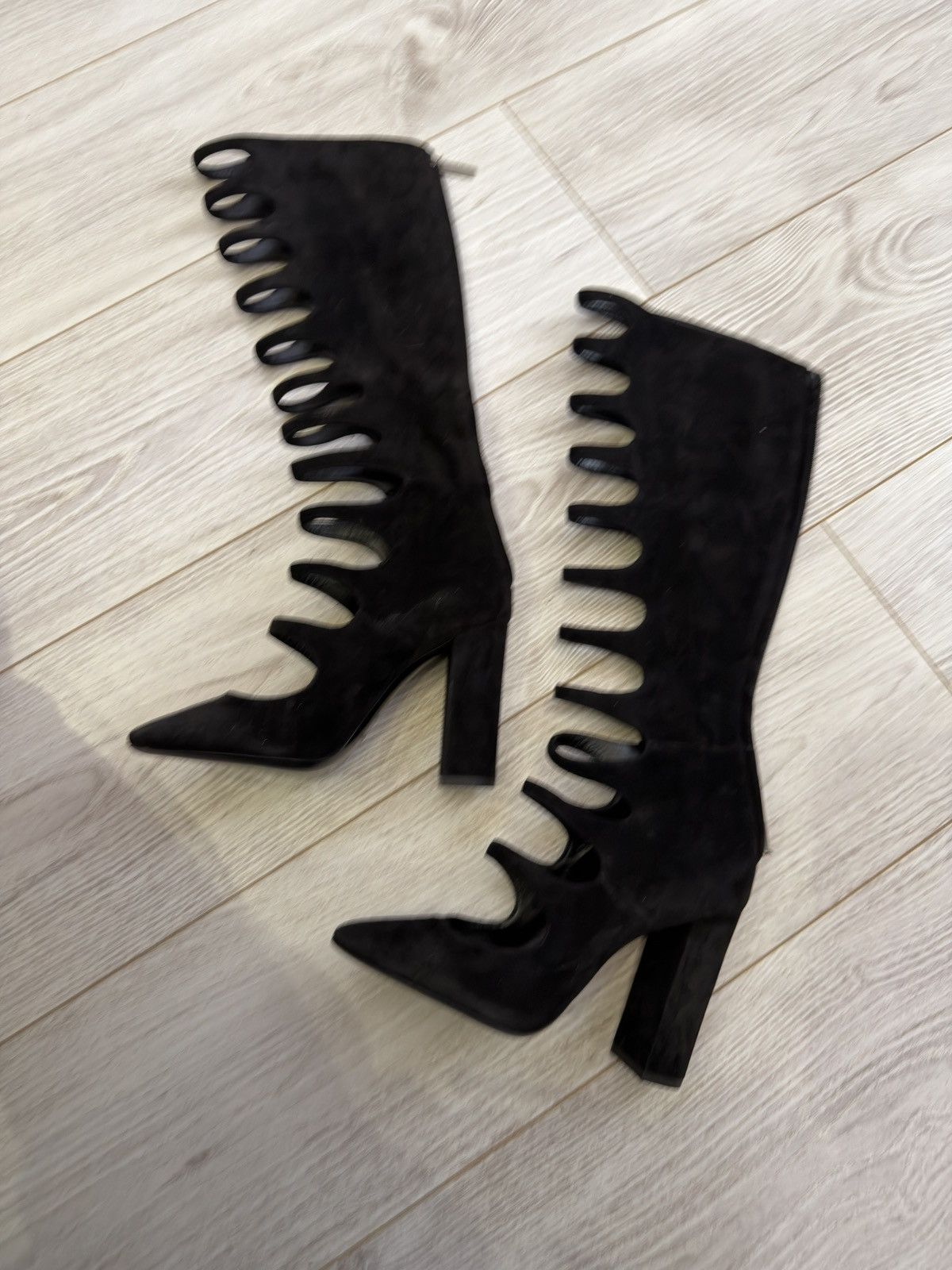 Saint Laurent Paris Saint laurent high boot avantgarde Size US 6.5 / IT 36.5 - 4 Thumbnail