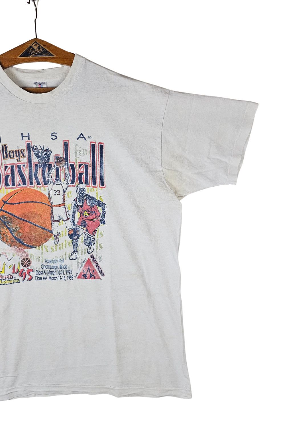 Fruit Of The Loom 1995 IHSA “March Madness” State Finals Tee - XXL Size US XXL / EU 58 / 5 - 5 Thumbnail