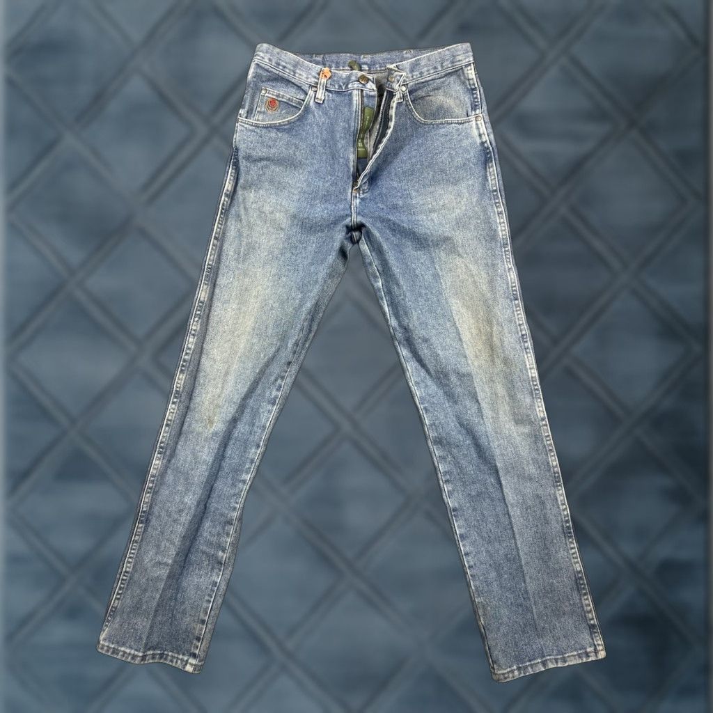 Denime VINTAGE Twenty X Jeans Men's Blue Light Wash Relaxed Fit 34x34 Denim Cotton Cowboy Western Rancher Workwear 34in Inseam Mens Size US 34 / EU 50 - 1 Thumbnail