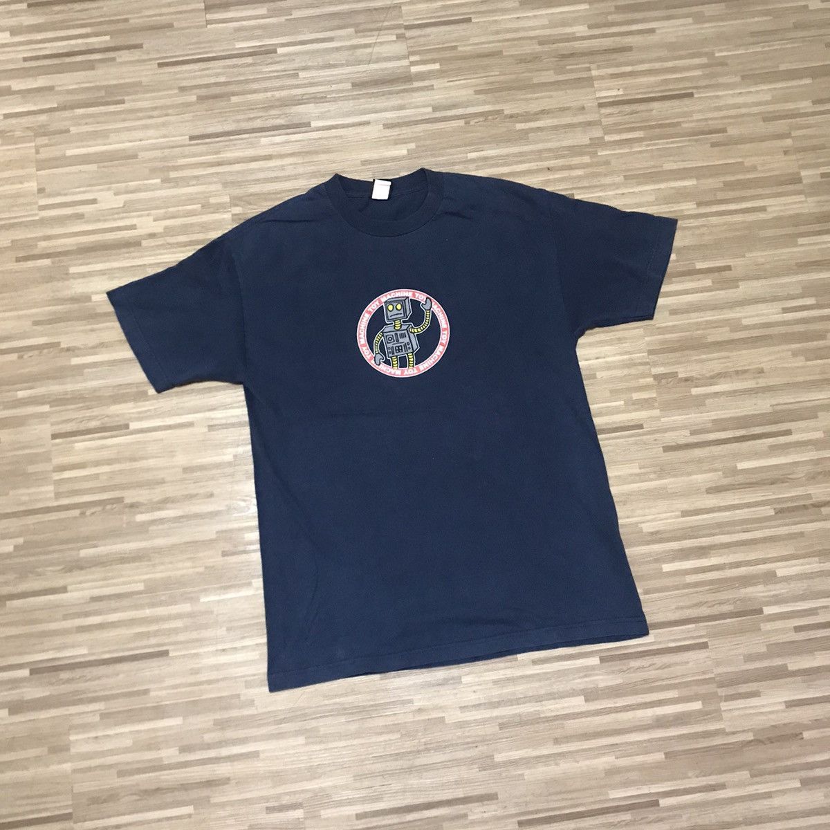 Toy Machine × Vintage VINTAGE SKATEBOARD TOY MACHINE ROBOTS CENTER LOGOS 90s TEE Size US L / EU 52-54 / 3 - 1 Thumbnail