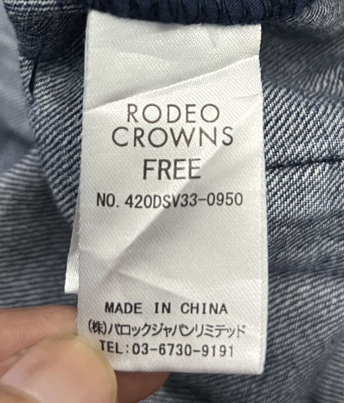 Other VINTAGE RODEO CROWNS OVERALLS Size 40" / US 18 - 15 Thumbnail