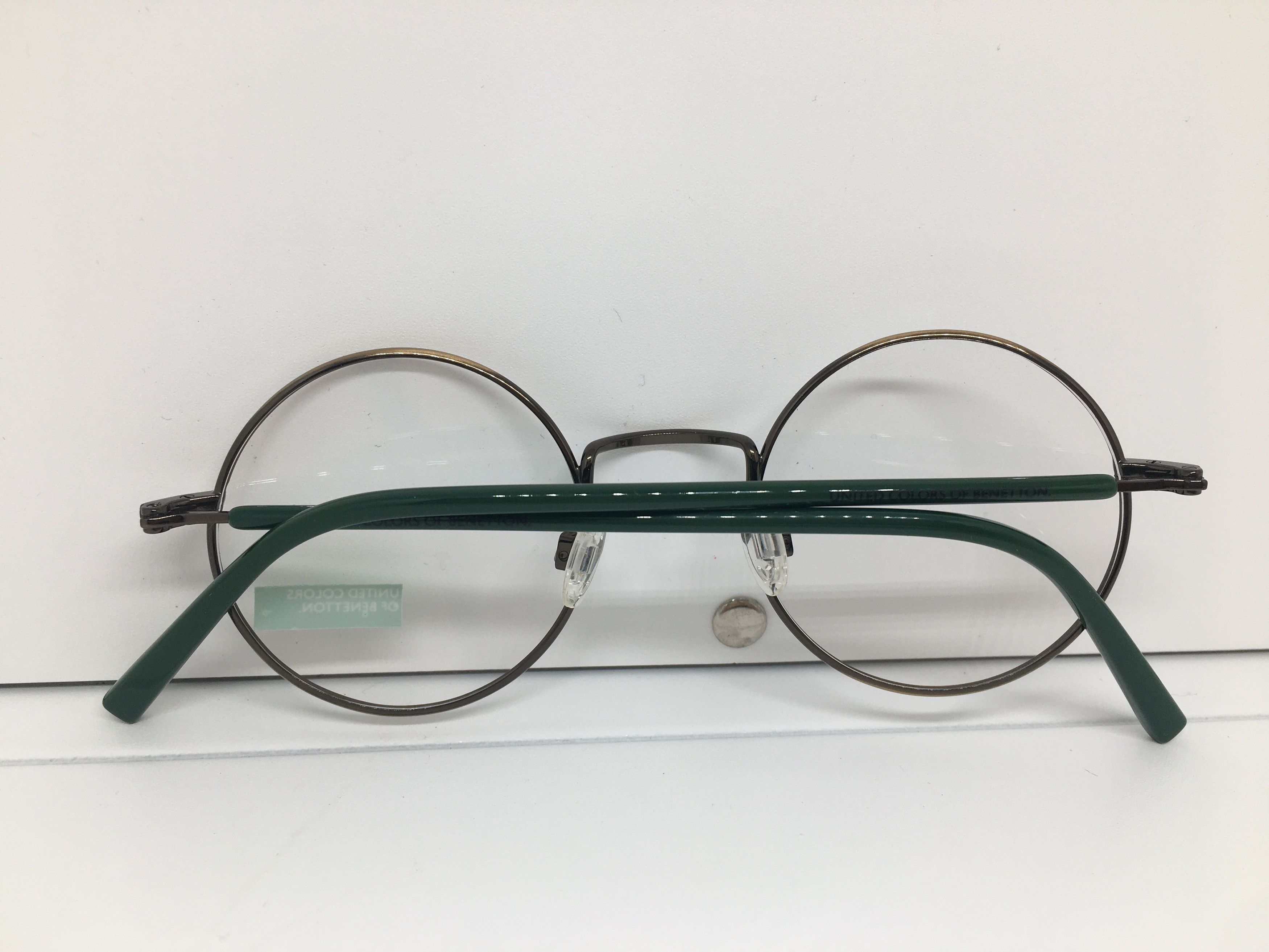 United Colors Of Benetton BENETTON BE41704 Brown Round Eyglasses Frame Size ONE SIZE - 7 Thumbnail
