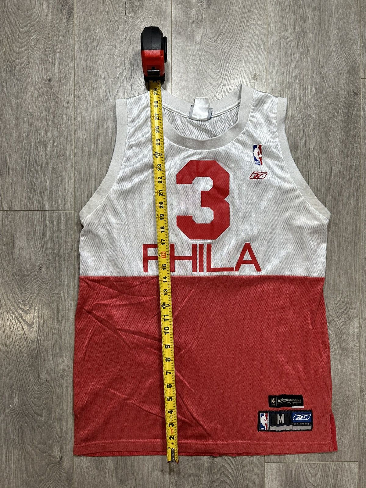 NBA × Reebok × Vintage Allen Iverson Philadelphia 76ers Reebok Vintage Phila Jersey Size US M / EU 48-50 / 2 - 11 Thumbnail