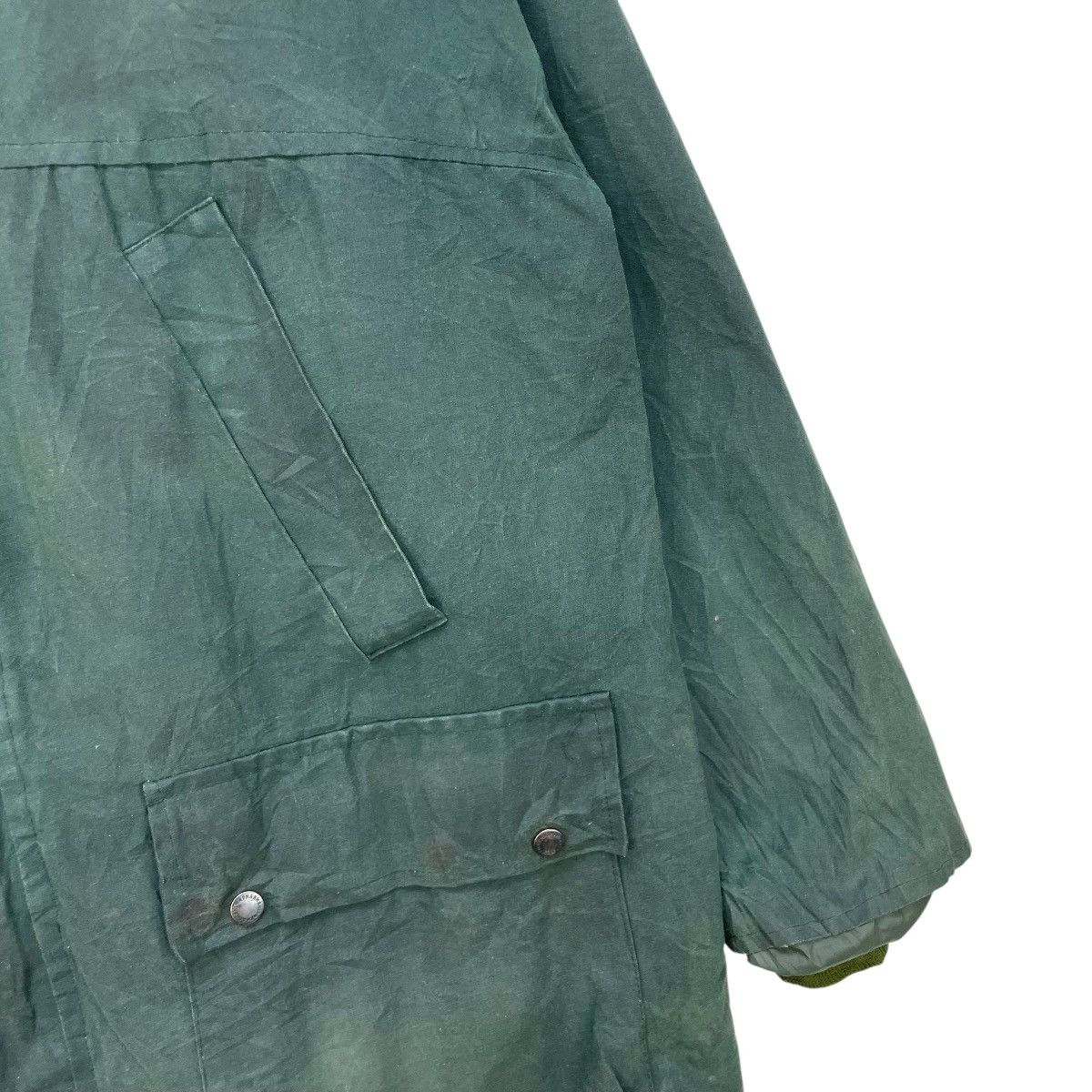 Barbour 💥Vintage 80s Pharhani country and leisure Waxed Jacket Size US L / EU 52-54 / 3 - 6 Thumbnail
