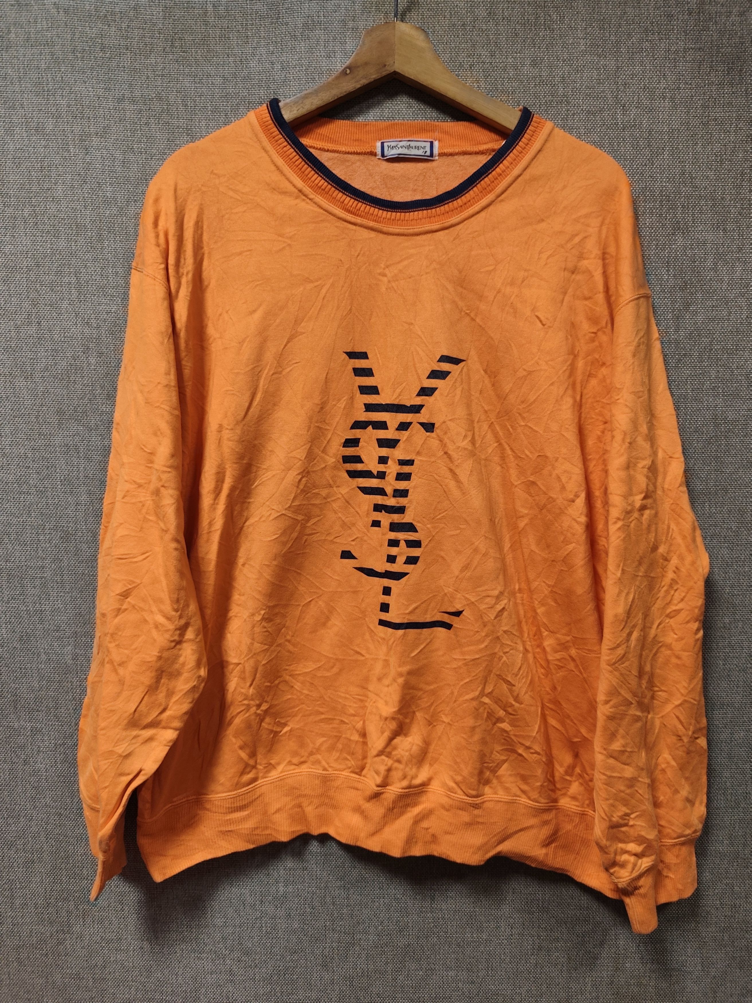 Yves Saint Laurent Sweatshirt Yves Saint Laurent Size US L / EU 52-54 / 3 - 1 Thumbnail