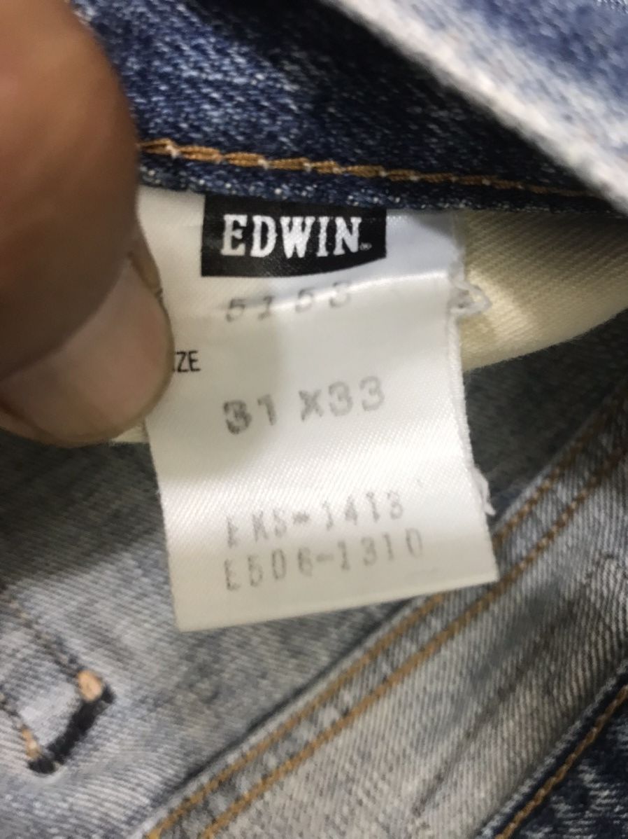 Edwin 💥THRASHED💥EDWIN Low Rize Selvedge Heavy Distrssed Denim F30 Size US 32 / EU 48 - 18 Thumbnail