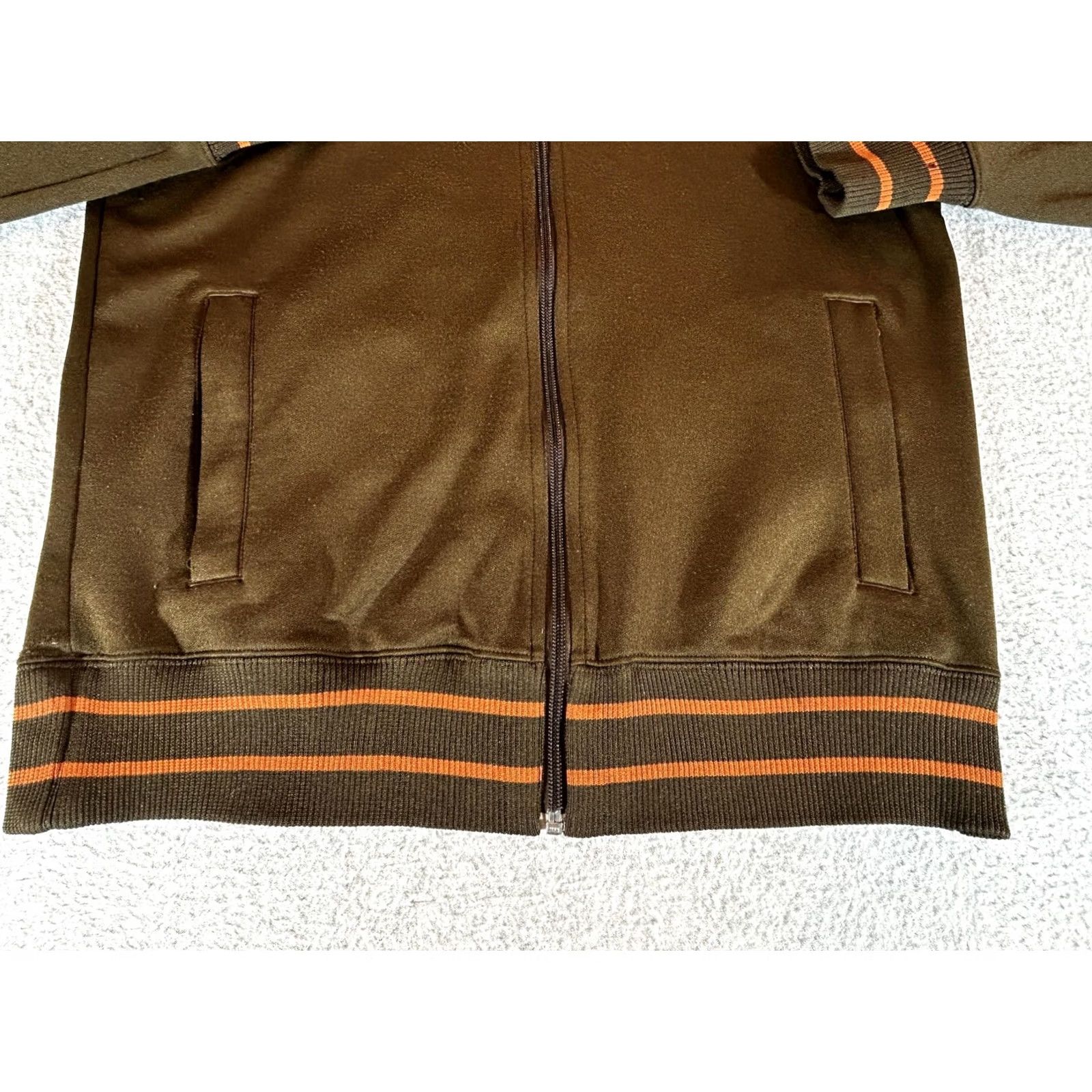 The North Face The North Face A5 Series Track Jacket Mens Small Brown Striped Full Zip Stand-Up Collar Lightweight Pockets Casual Activewear Fall Mens Size US S / EU 44-46 / 1 - 2 Thumbnail