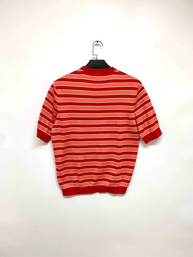 Givenchy Givenchy Classic Striped Logo Knitted Short Sleeve 2506-Nex Size US XS / EU 42 / 0 - 8 Thumbnail
