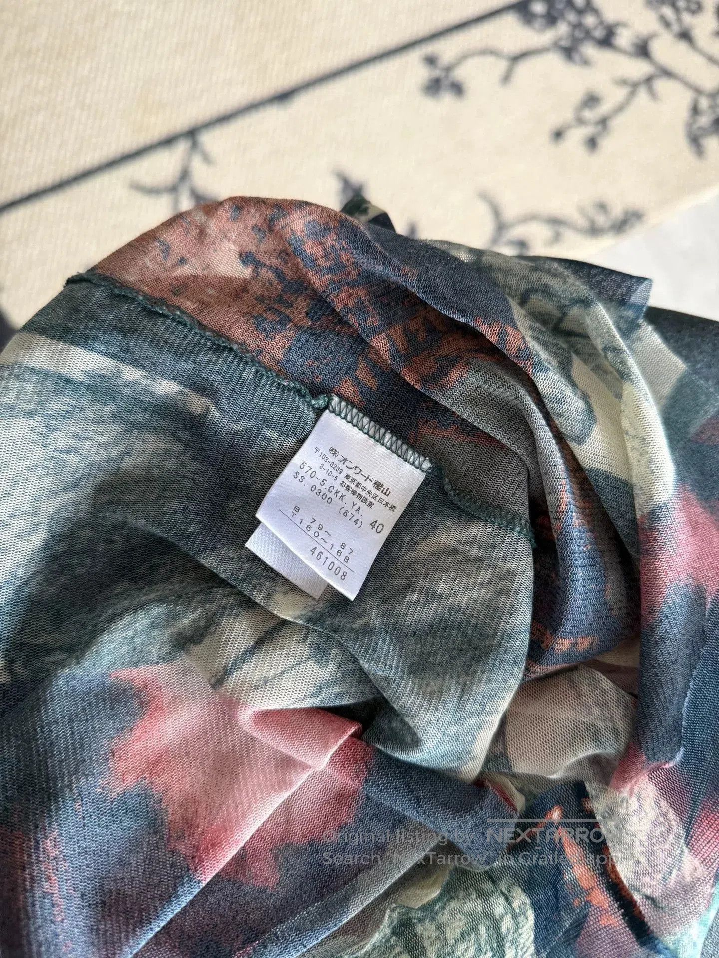 Jean Paul Gaultier Jean Paul Gaultier Sheer Graphic Top. Size M / US 6-8 / IT 42-44 - 9 Thumbnail