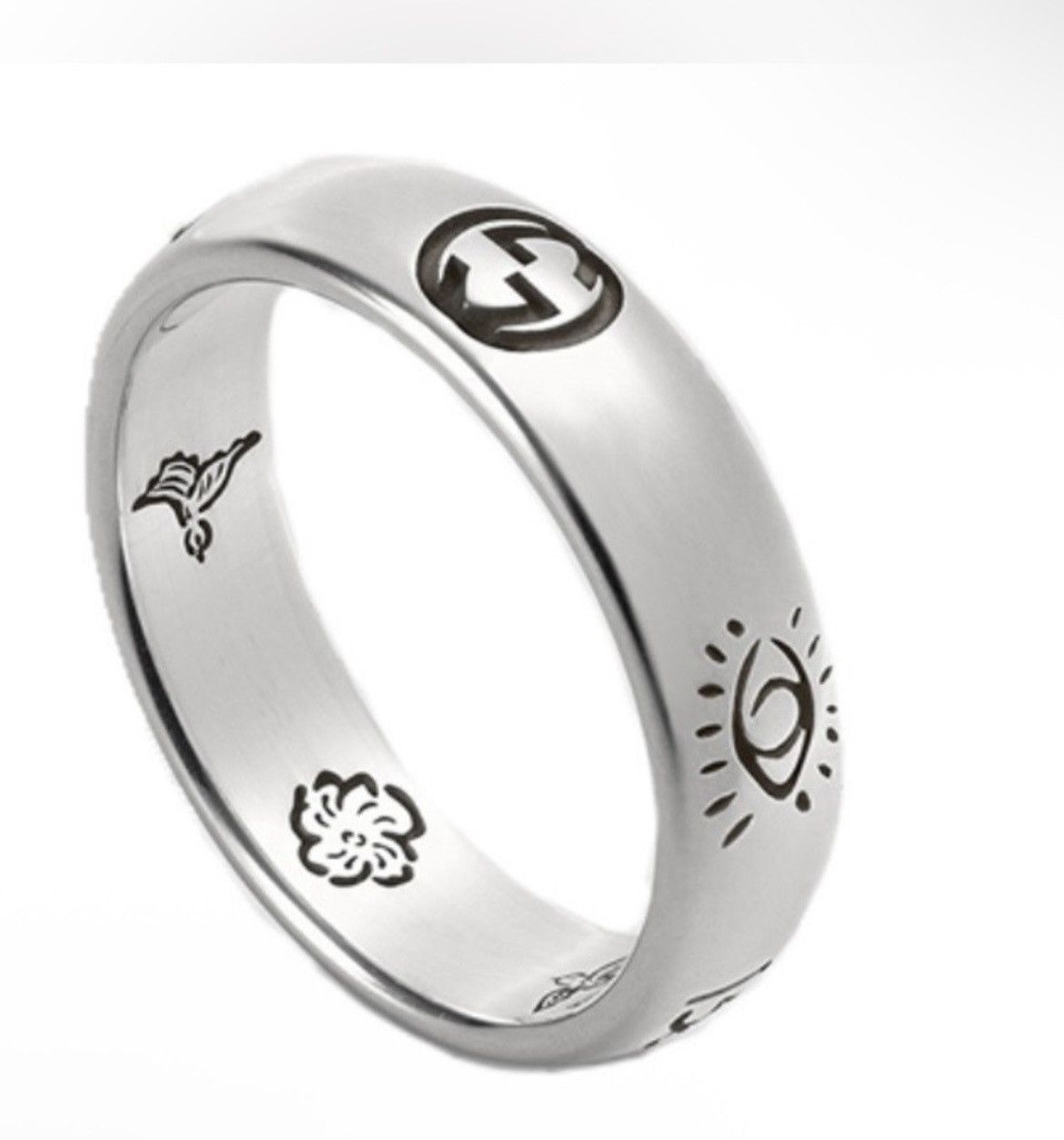 Gucci Gucci Blind for Love Ring Silver Ag 925 455247 Size ONE SIZE - 1 Thumbnail