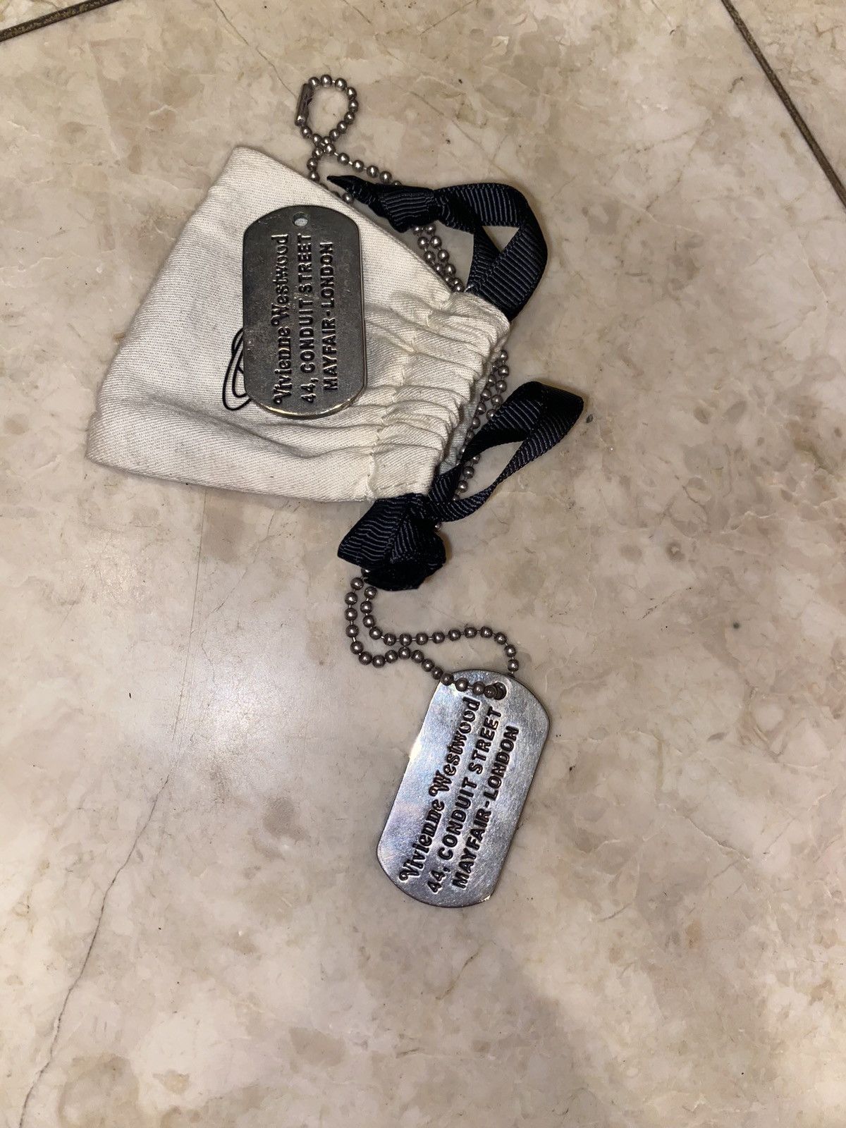 Vivienne Westwood VIVIENNE WESTWOOD OG DOGTAGS Size ONE SIZE - 2 Thumbnail