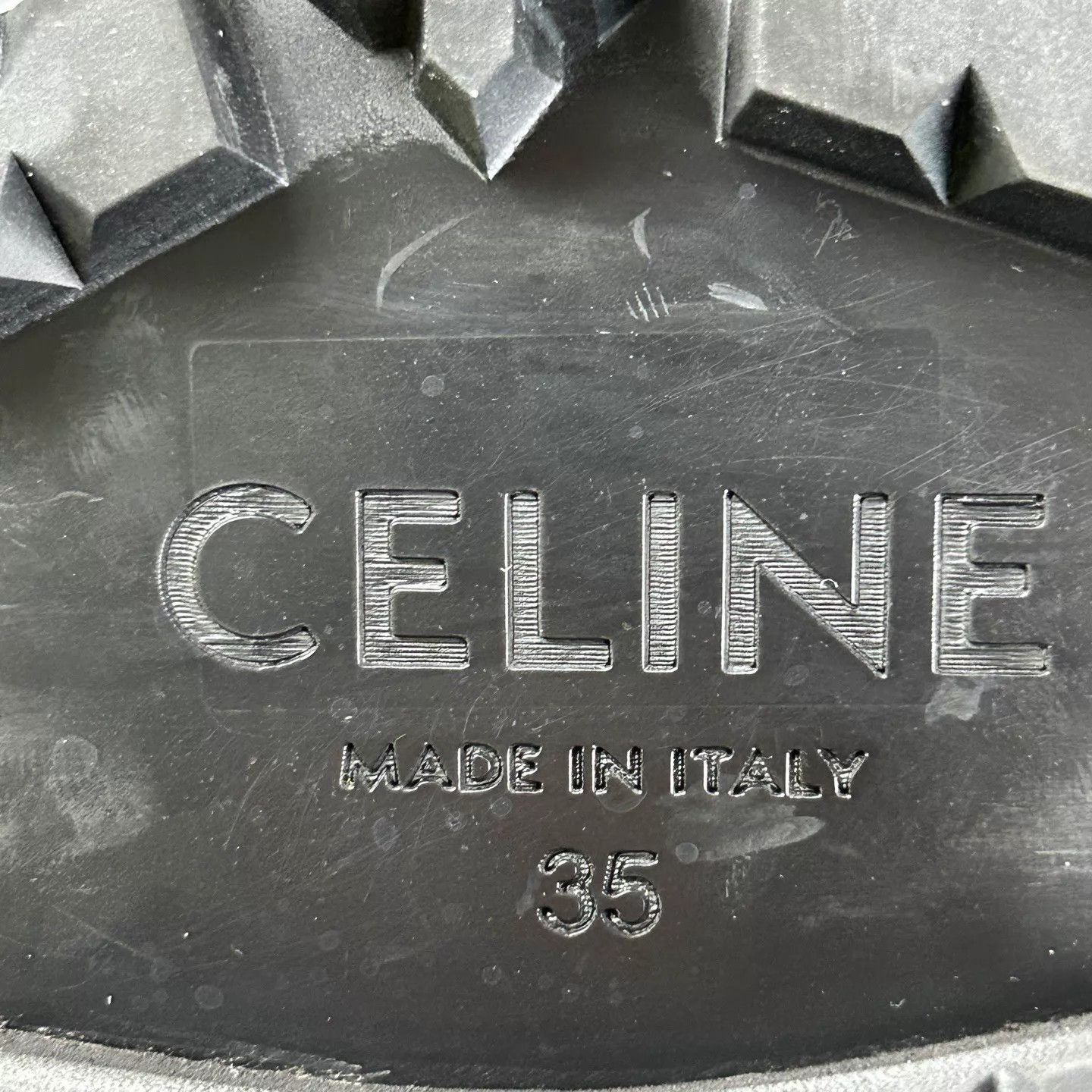 Celine Celine Black Tassel Loafer with Triomphe Clasp Size US 4.5 / IT 34.5 - 7 Thumbnail