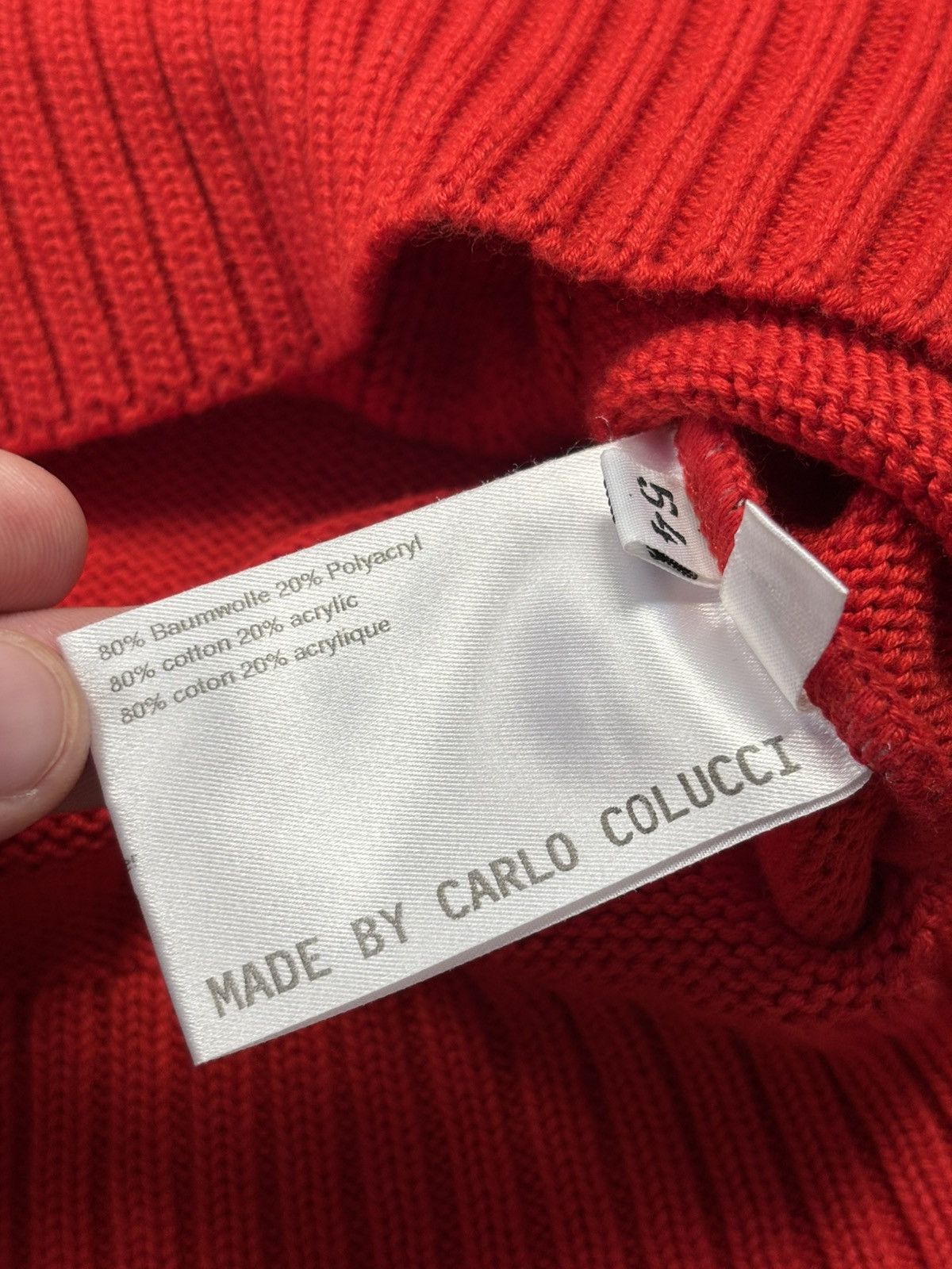 Carlo Colucci Carlo Colucci Vintage Men’s Crewneck Sweater USA Logo Rare Size US XL / EU 56 / 4 - 9 Thumbnail