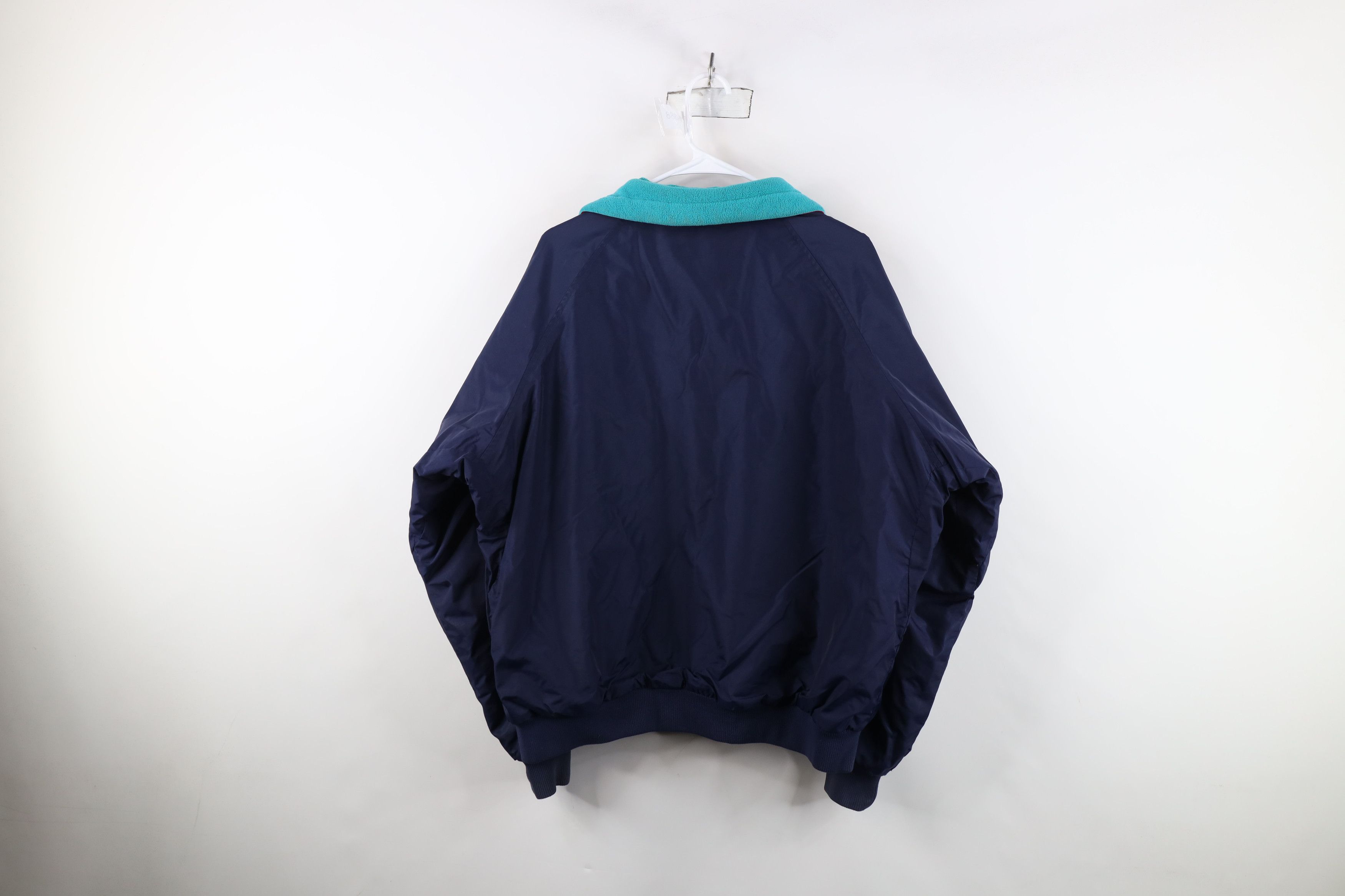 Columbia Vintage 90s Columbia Fleece Lined Full Zip Bomber Jacket Size US XXL / EU 58 / 5 - 14 Thumbnail