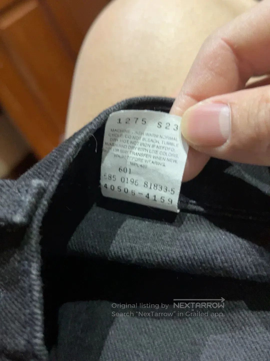 Levi's Vintage Levi's 505 Black Jeans. Size US 36 / EU 52 - 3 Thumbnail
