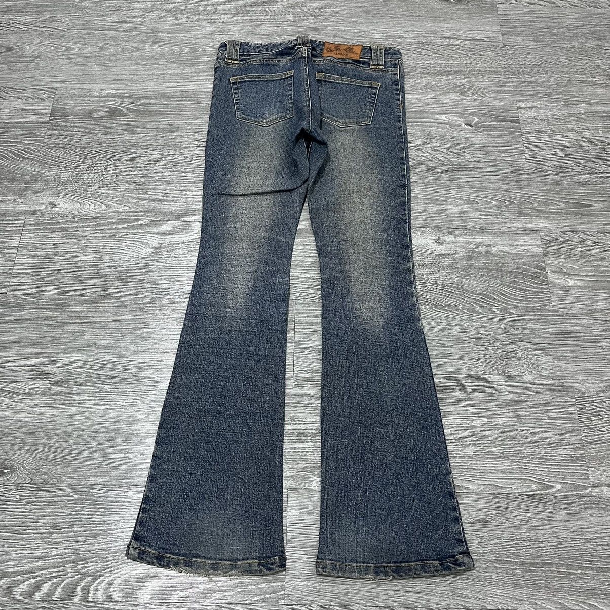 If Six Was Nine × Japanese Brand × Le Grande Bleu (L.G.B.) FLARE Takeo Kikuchi Flear Denim Pant Stretch Size US 28 / EU 44 - 11 Thumbnail