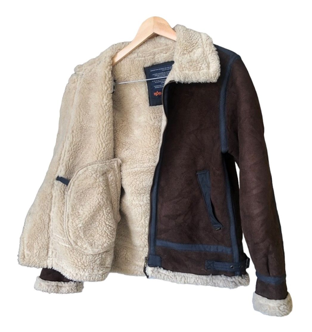 Alpha Industries Alpha Industries B3 Military Sheepskin Shearling Jacket Size US M / EU 48-50 / 2 - 3 Thumbnail