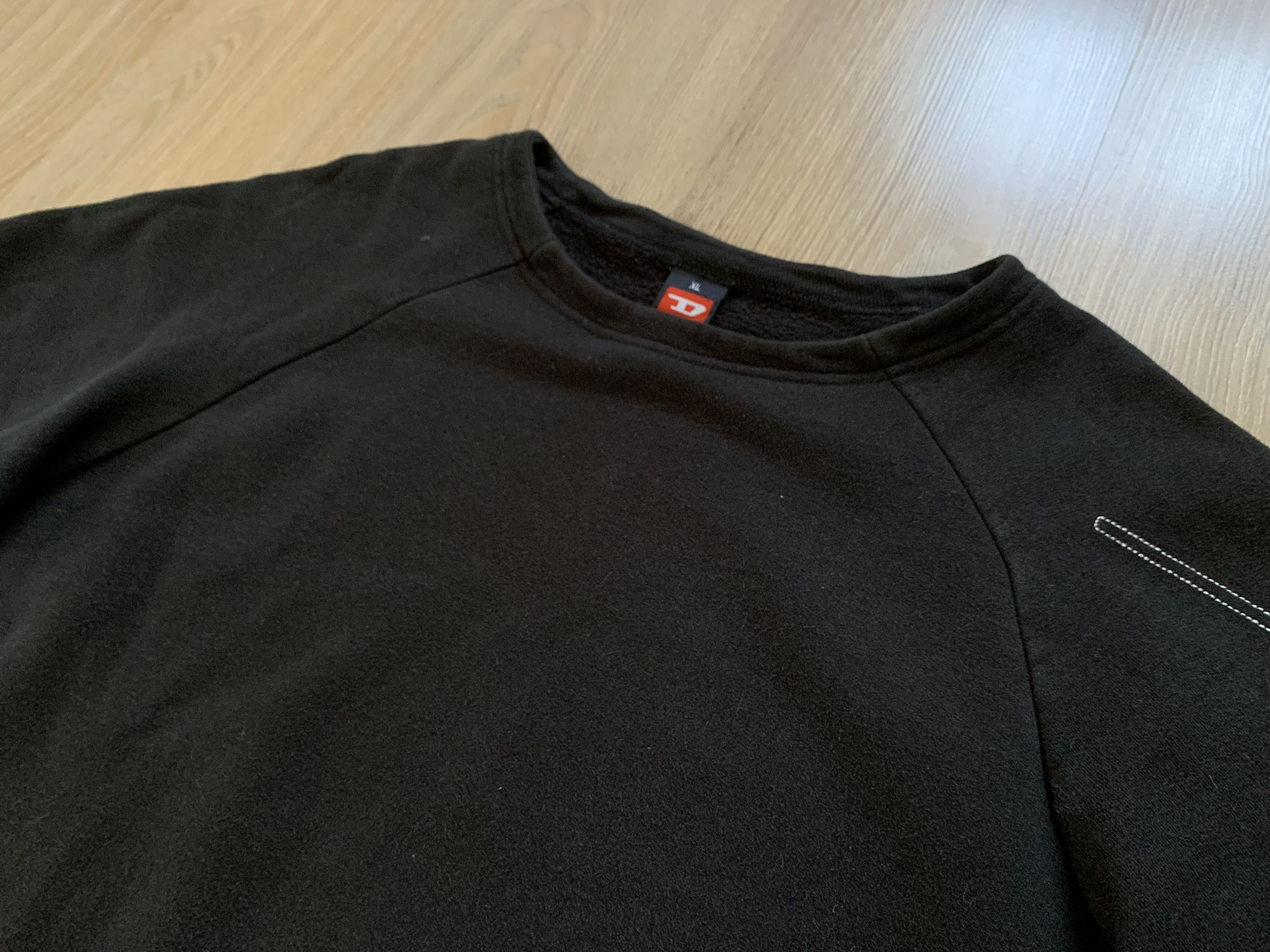 Diesel Diesel Black Indigo Tech Cotton Sweatshirt Size US XL / EU 56 / 4 - 3 Thumbnail