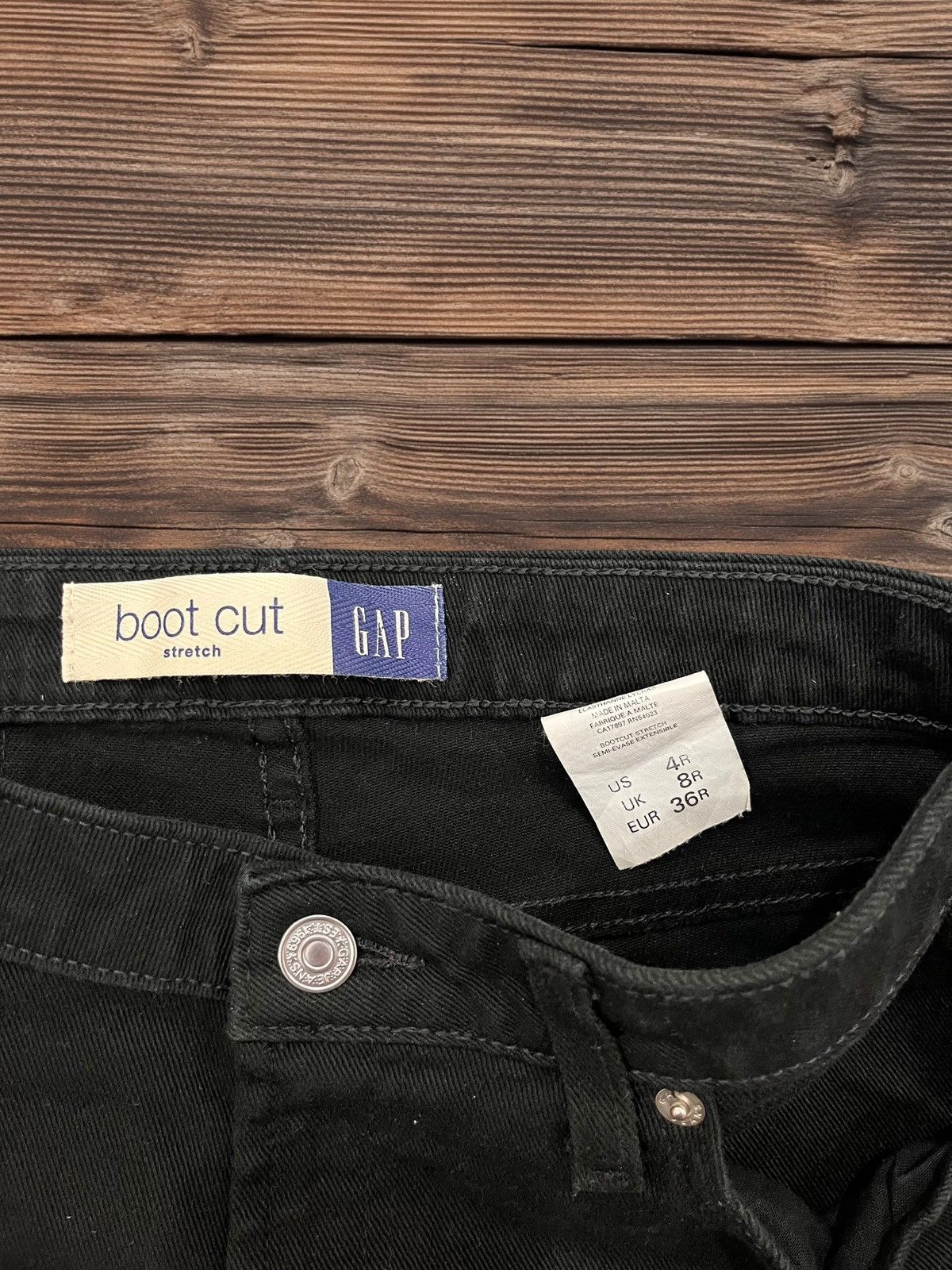 Gap Rare Vintage 1996 GAP Bootcut Stretch Jeans – Archive Piece Size 27" / US 4 / IT 40 - 4 Thumbnail