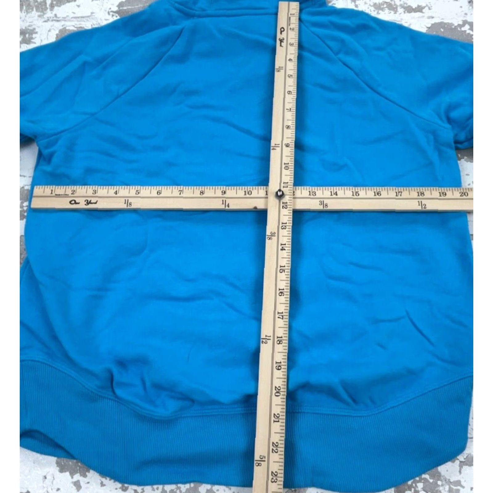 Under Armour Under Armour Hoodie Women Small Light Blue White Sweatshirt Loose Fit Size S / US 4 / IT 40 - 7 Thumbnail