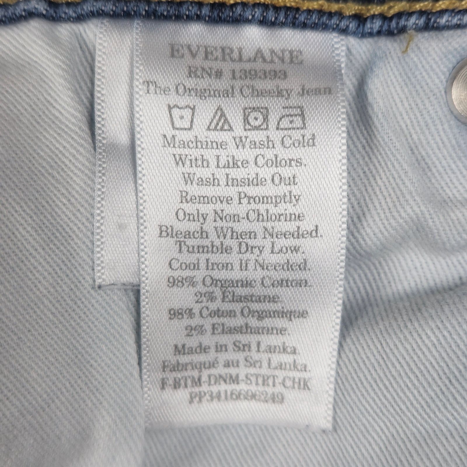 Everlane Everlane Womens 29 Regular The Original Cheeky Jeans Size 29" - 14 Thumbnail