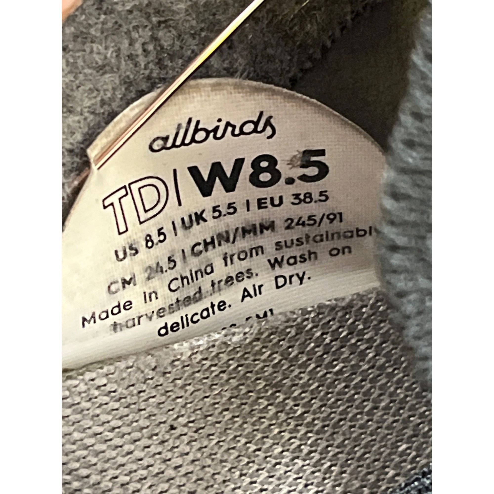 Allbirds Allbirds Tree Dasher Women's Black Running Sneakers Size 8.5 Size US 8.5 / IT 38.5 - 7 Thumbnail