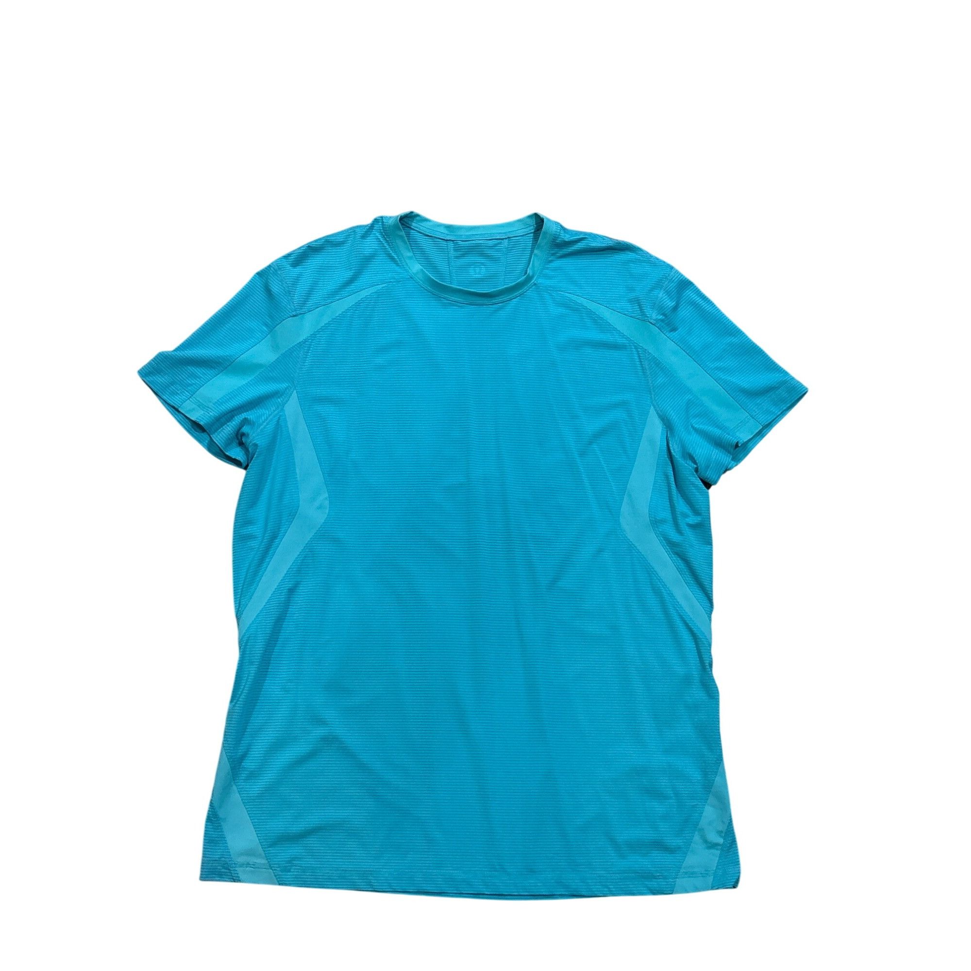 Lululemon 𝓛𝓾𝓵𝓾𝓵𝓮𝓶𝓸𝓷 Men's Turquoise Blue Swiftly Tech Shirt Size US XL / EU 56 / 4 - 1 Thumbnail