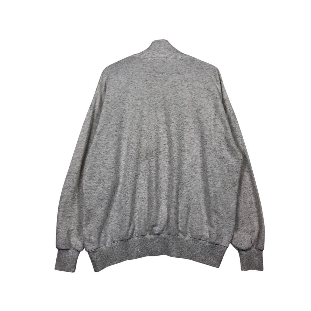 Japanese Brand U.S. Polo Assn. Minimal Quarter Zip – Grey Sportwear Basic Size US M / EU 48-50 / 2 - 9 Thumbnail