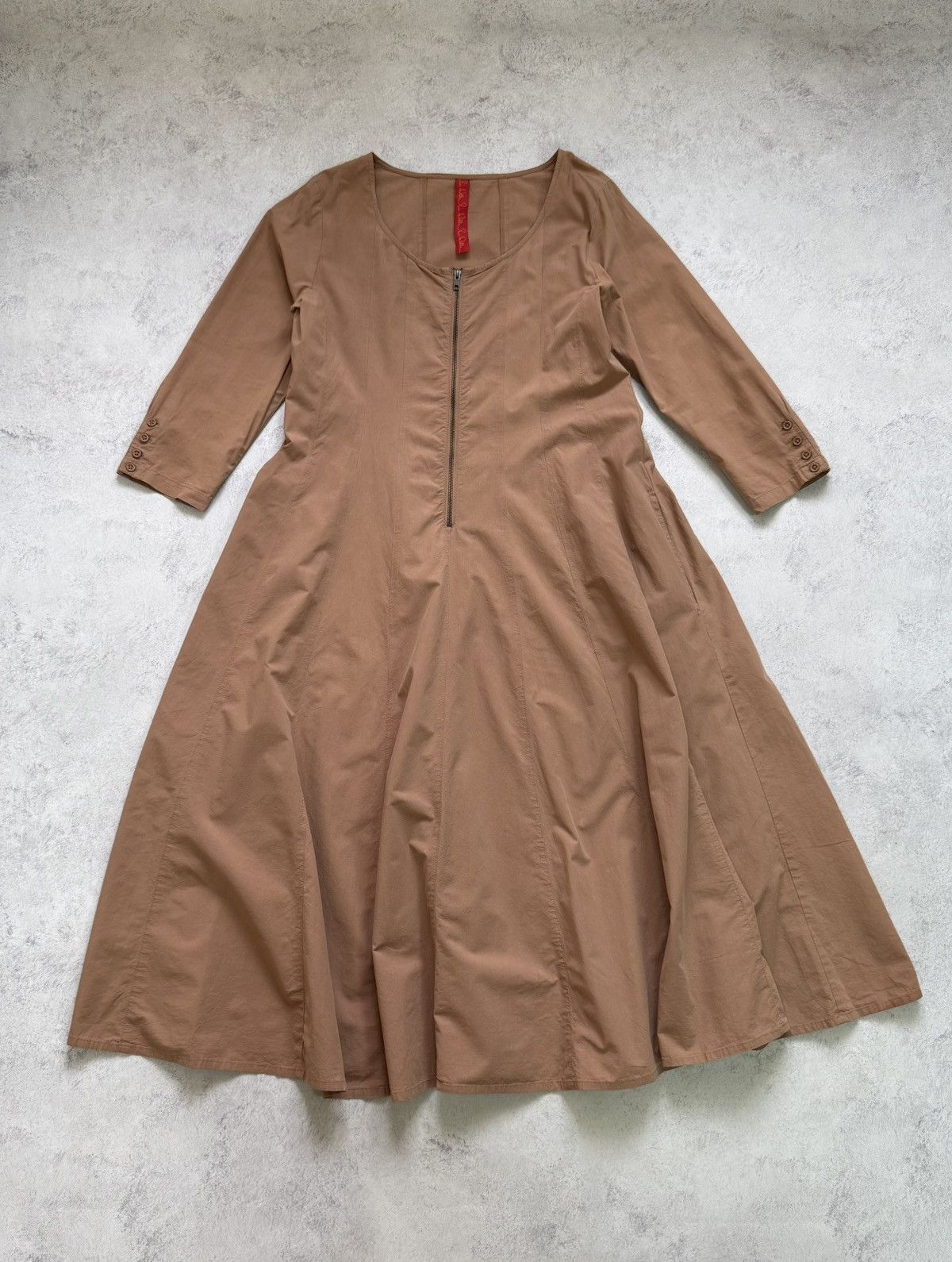 Vintage Ewa I Walla Pale Pink Long Sleeve Adina Midi Dress Size M Size M / US 6-8 / IT 42-44 - 10 Thumbnail