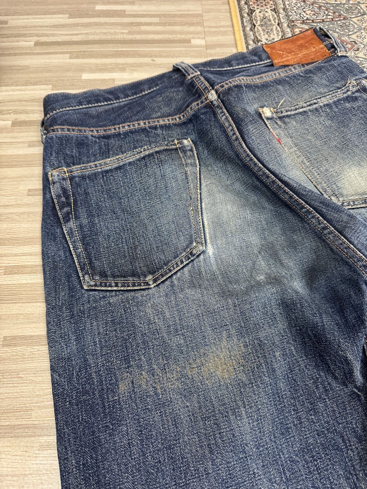Freewheelers Vintage "Vanishing West" 601XX 1951 Selvedge Denim Size US 30 / EU 46 - 11 Thumbnail