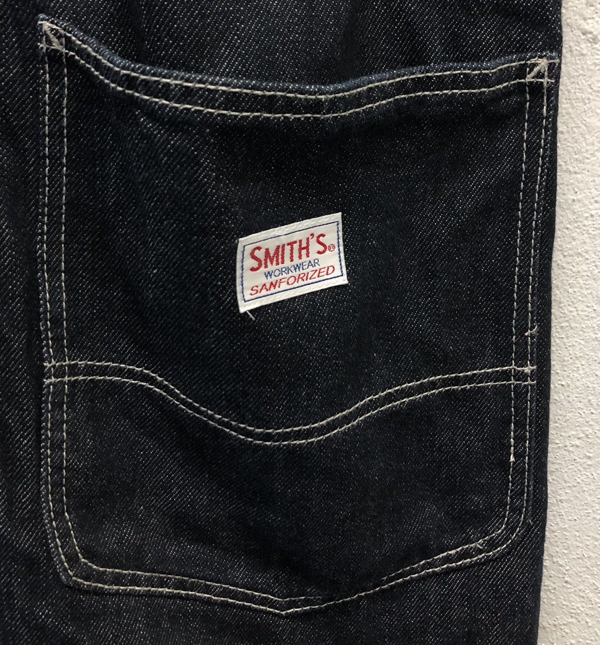 Vintage Vintage Smith's Workwear Sanforized Denim Jacket Size US M / EU 48-50 / 2 - 6 Thumbnail