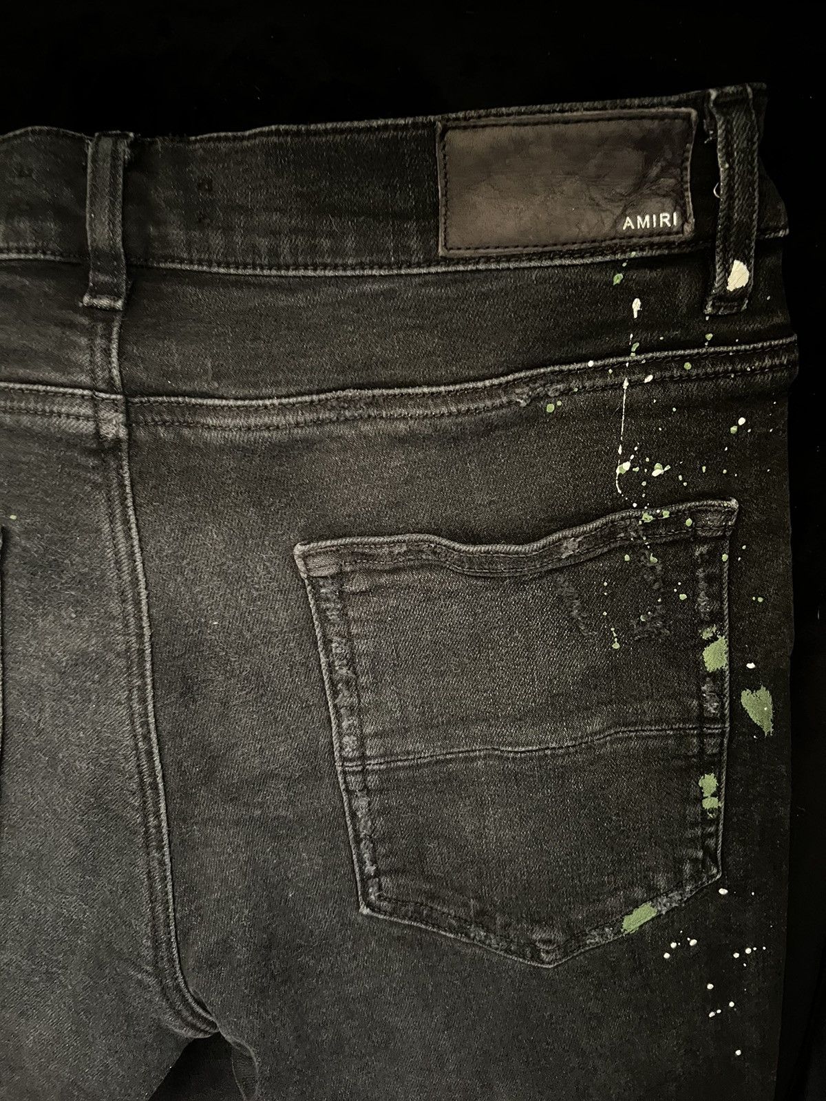 Amiri Amiri Bird Art Patch, Paint Splatter Denim Size US 34 / EU 50 - 4 Thumbnail
