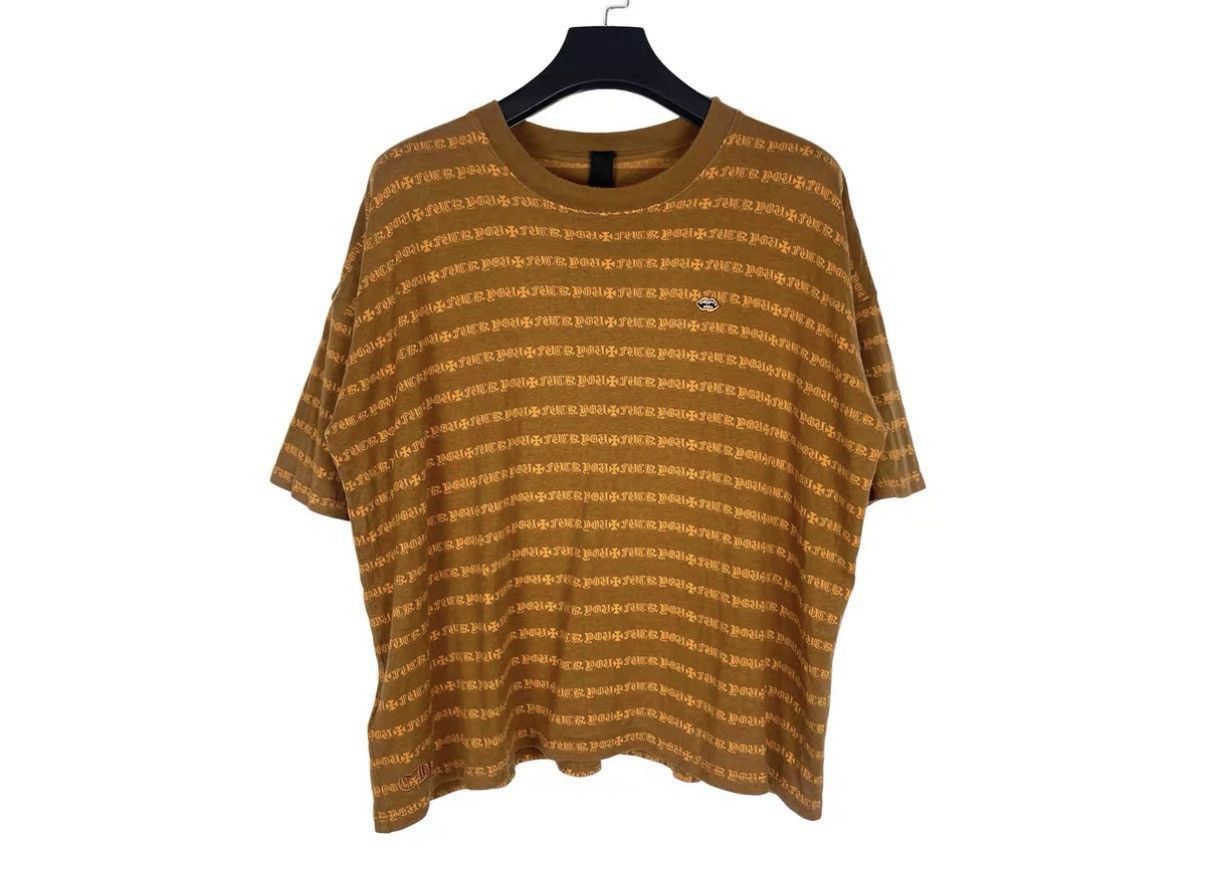Chrome Hearts Orange Patterned Short Sleeve Shirt Size L Size US L / EU 52-54 / 3 - 1 Thumbnail