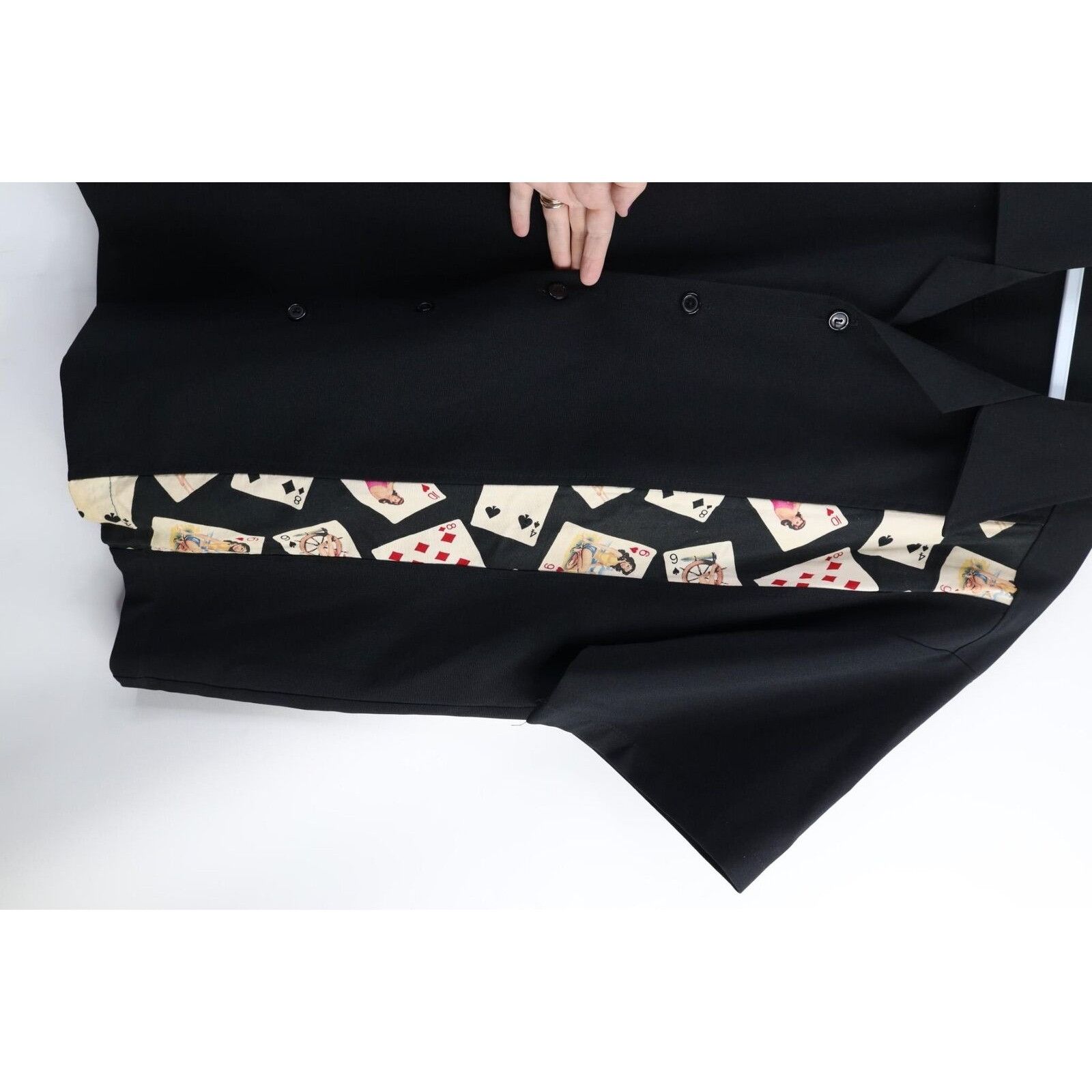 Vintage Vintage 90s Rockabilly Casino Cards Pinup Girl Bowling Shirt Size US XL / EU 56 / 4 - 4 Thumbnail