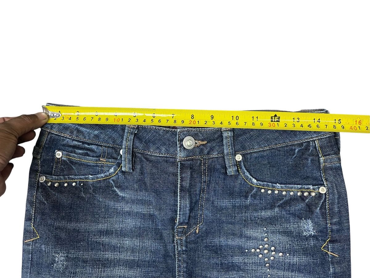Japanese Brand Vintage Flash Report Mini Skirt Streetwear Size 29" - 7 Thumbnail