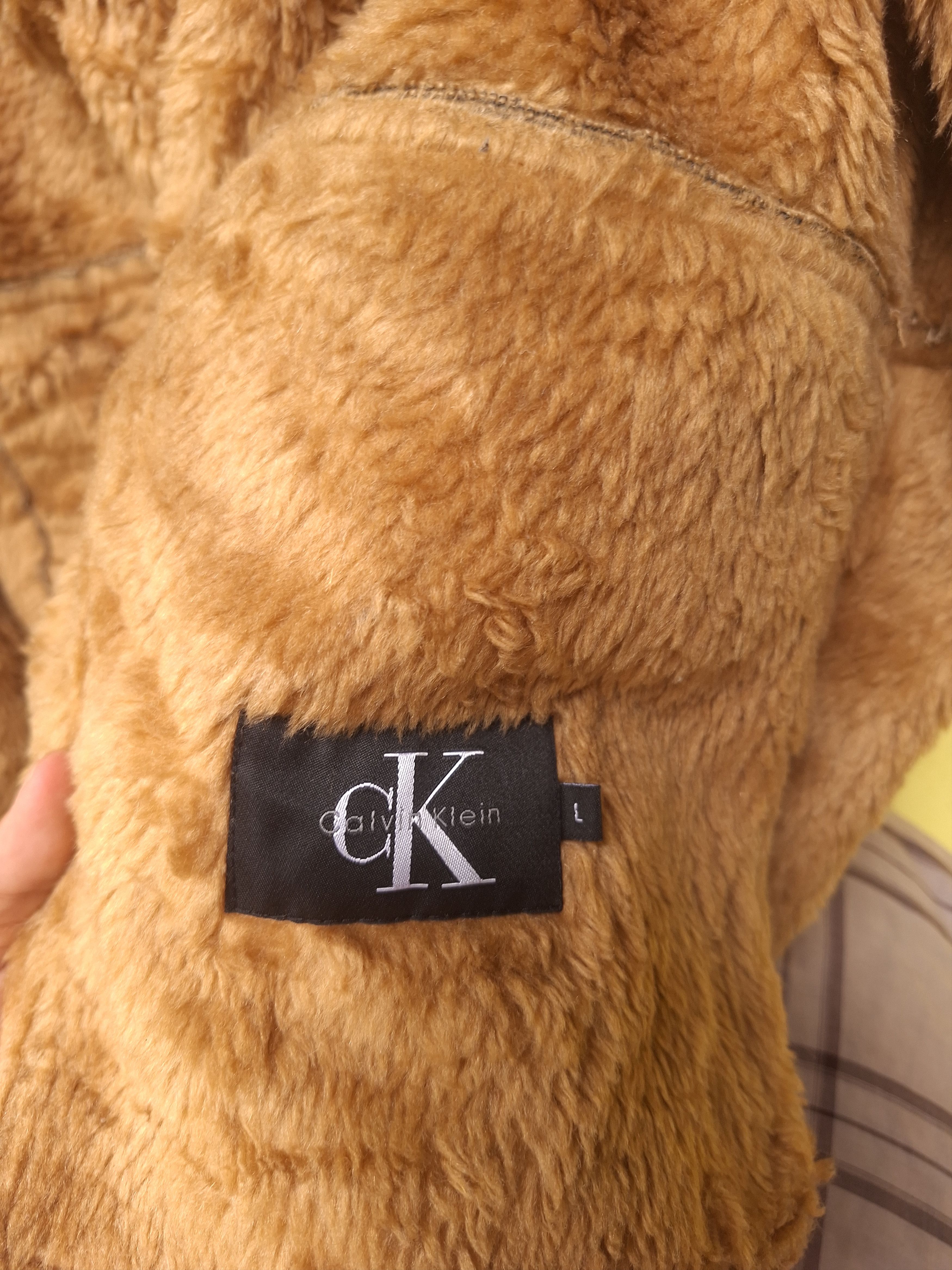 Calvin Klein Calvin Klein Fur Coat Jacket Size US L / EU 52-54 / 3 - 8 Thumbnail