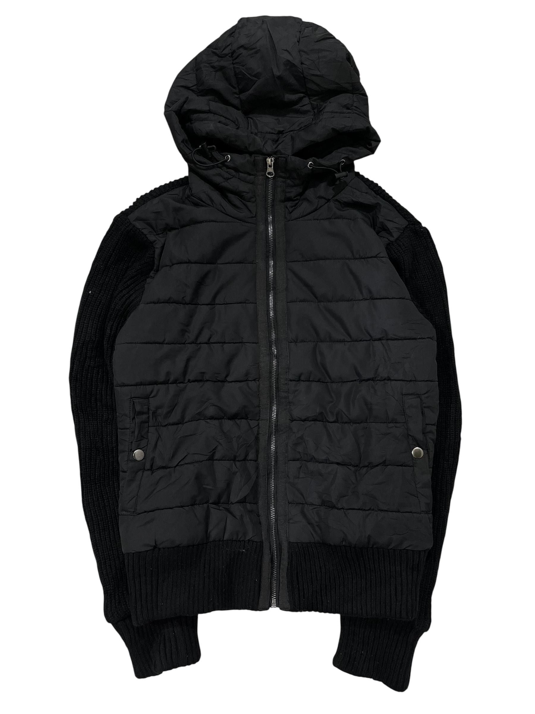 Tornado Mart Cavaria Hooded Down Mix Knit Jacket Size US M / EU 48-50 / 2 - 3 Thumbnail