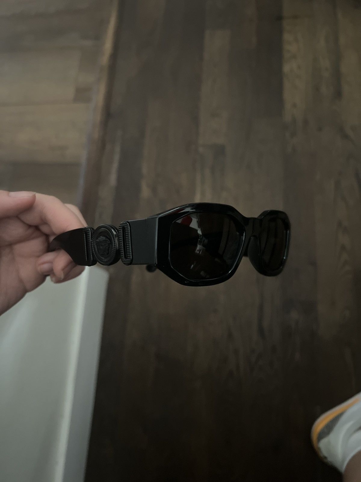 image of Versace Sunglasses in Black, Men's