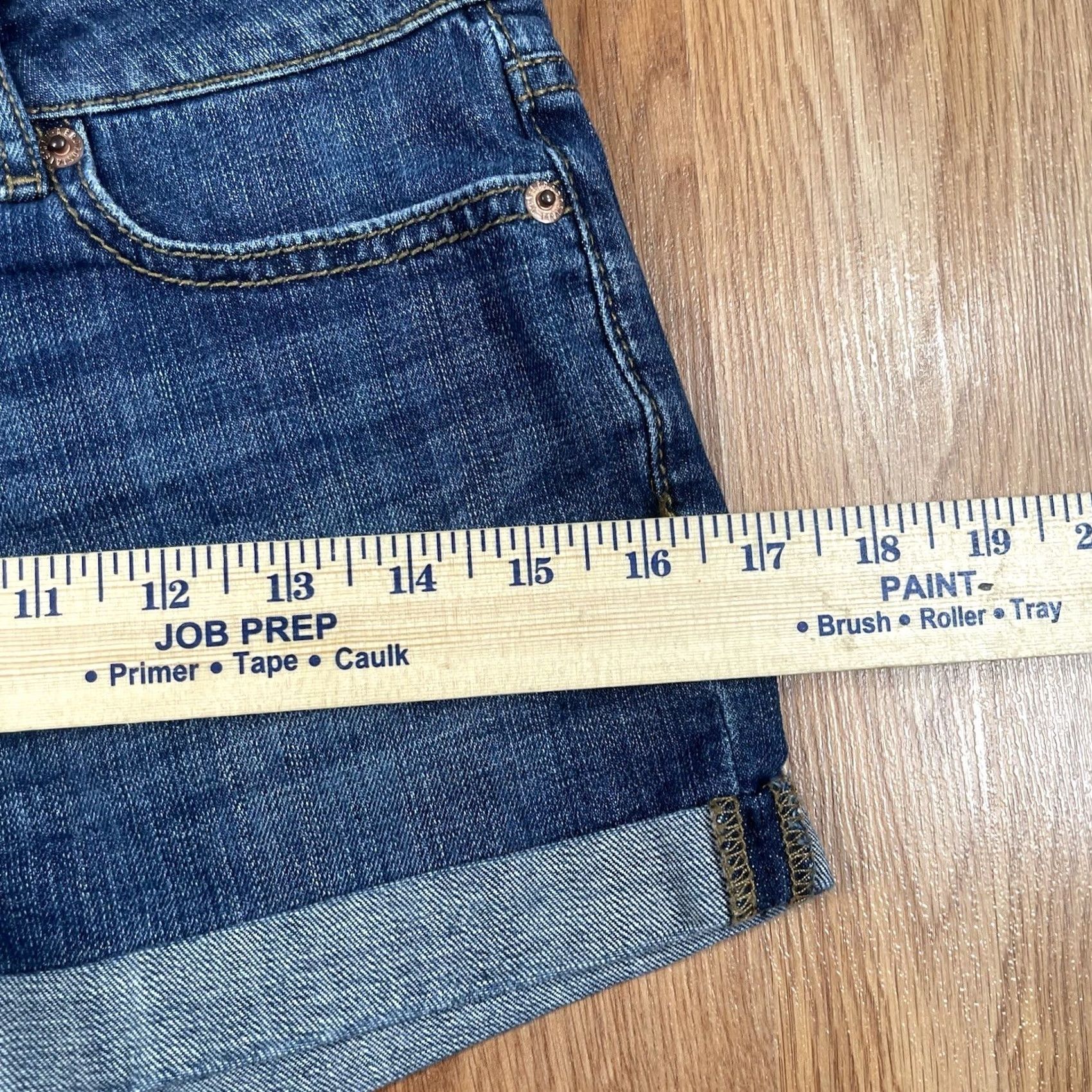 Aeropostale Aeropostale Shorts Denim Jeans Womens 0 Blue Flat Front Stretch Pockets Midi Size 25" / US 0 / IT 36 - 6 Thumbnail