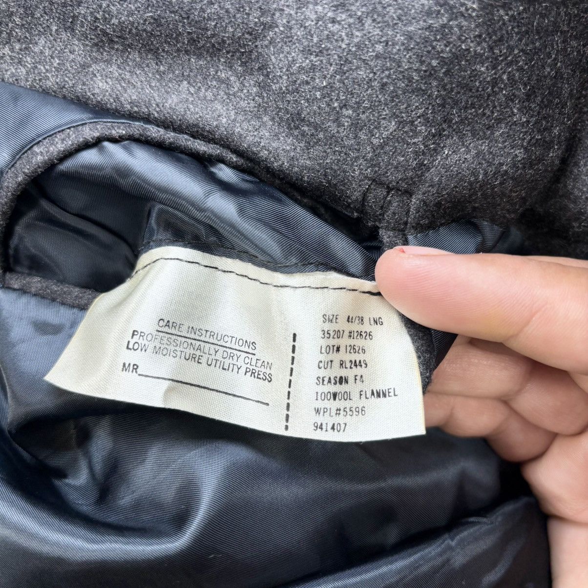 Polo Ralph Lauren Polo Ralph Lauren 44/38 long 100% wool season F4 blazer Size 38L - 5 Thumbnail