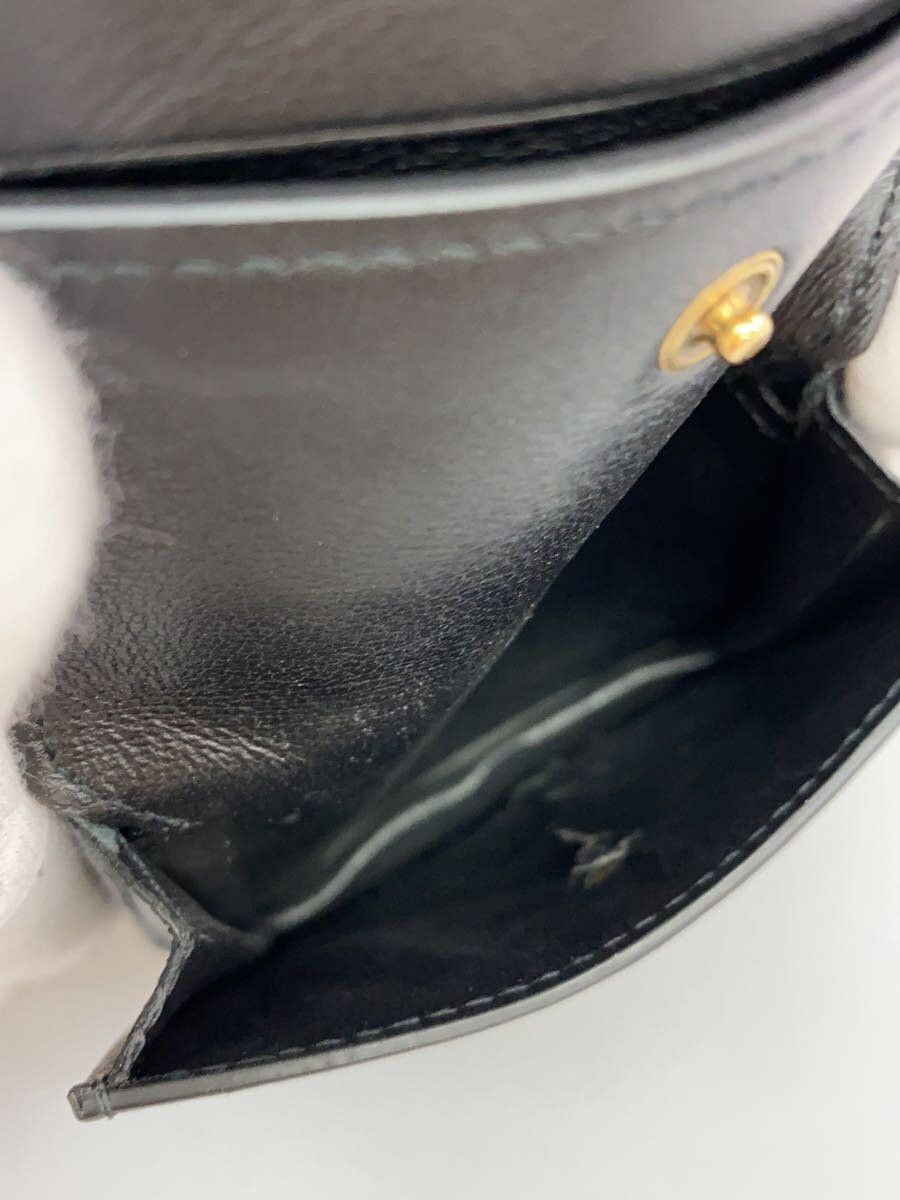 Balenciaga Balenciaga Leather Bi-Fold Wallet Black Size ONE SIZE - 5 Thumbnail