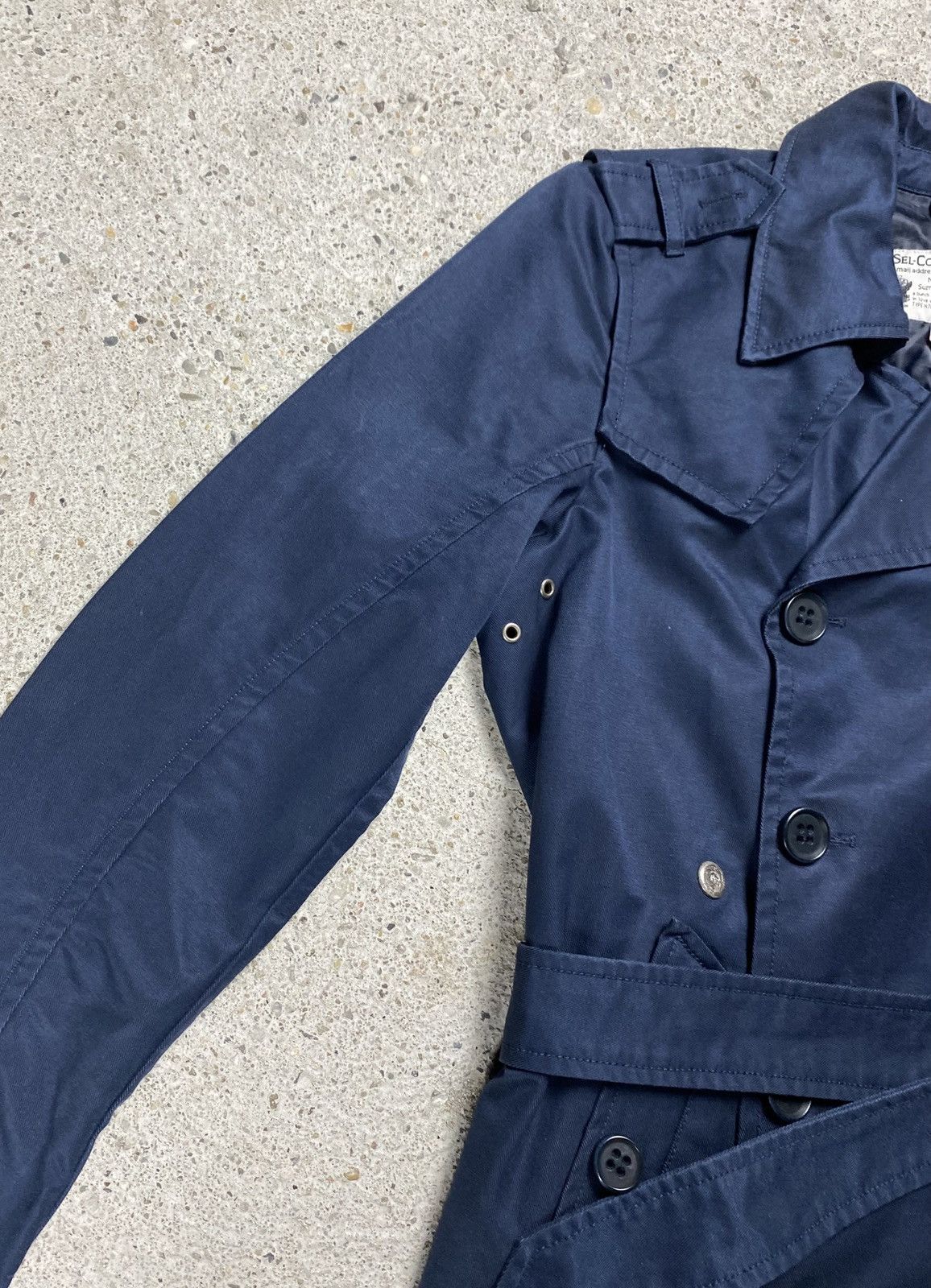 Diesel Diesel coat trench italy navy long Size S / US 4 / IT 40 - 5 Thumbnail
