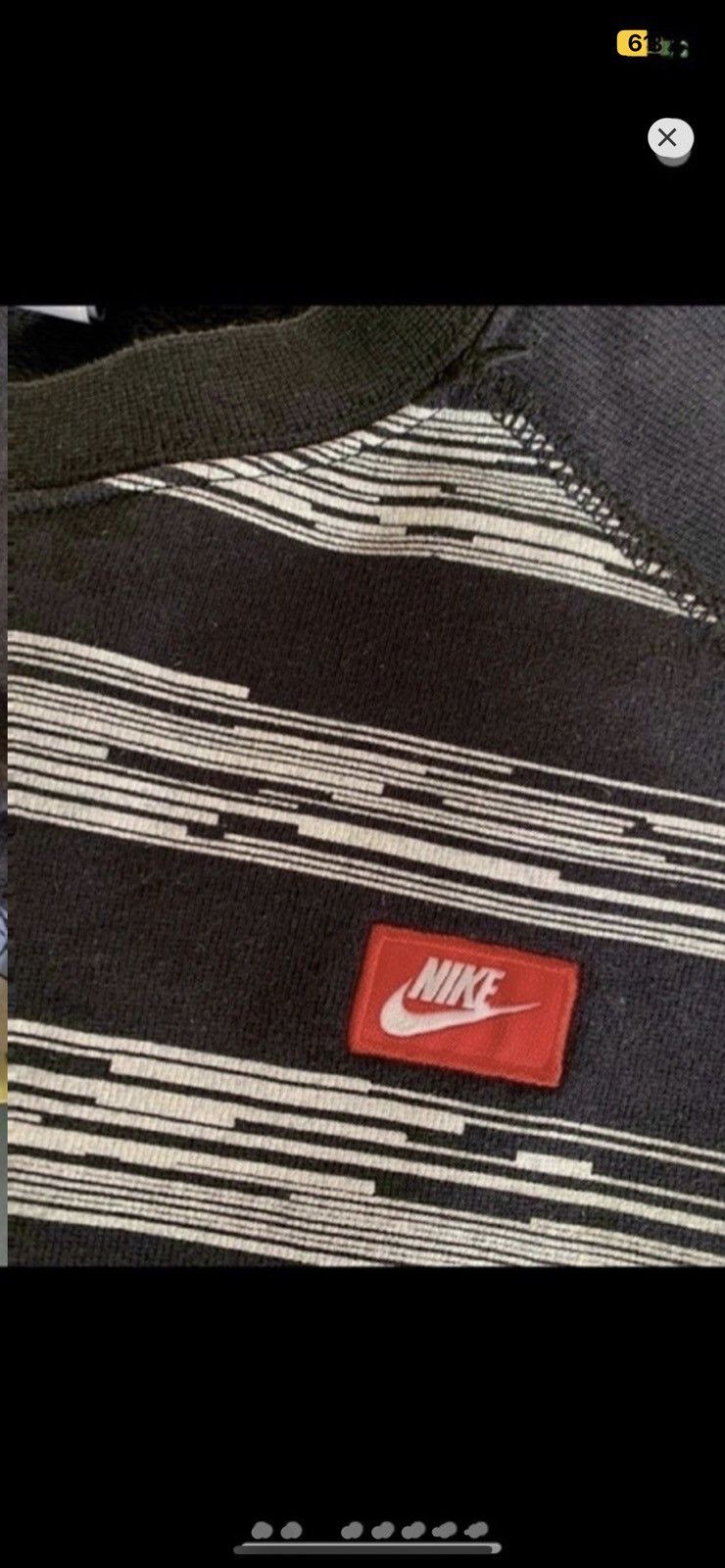 Nike ***FINAL DROP***RARE 00s NIKE HEAVY STRIPED SWEATER M Size US M / EU 48-50 / 2 - 3 Thumbnail