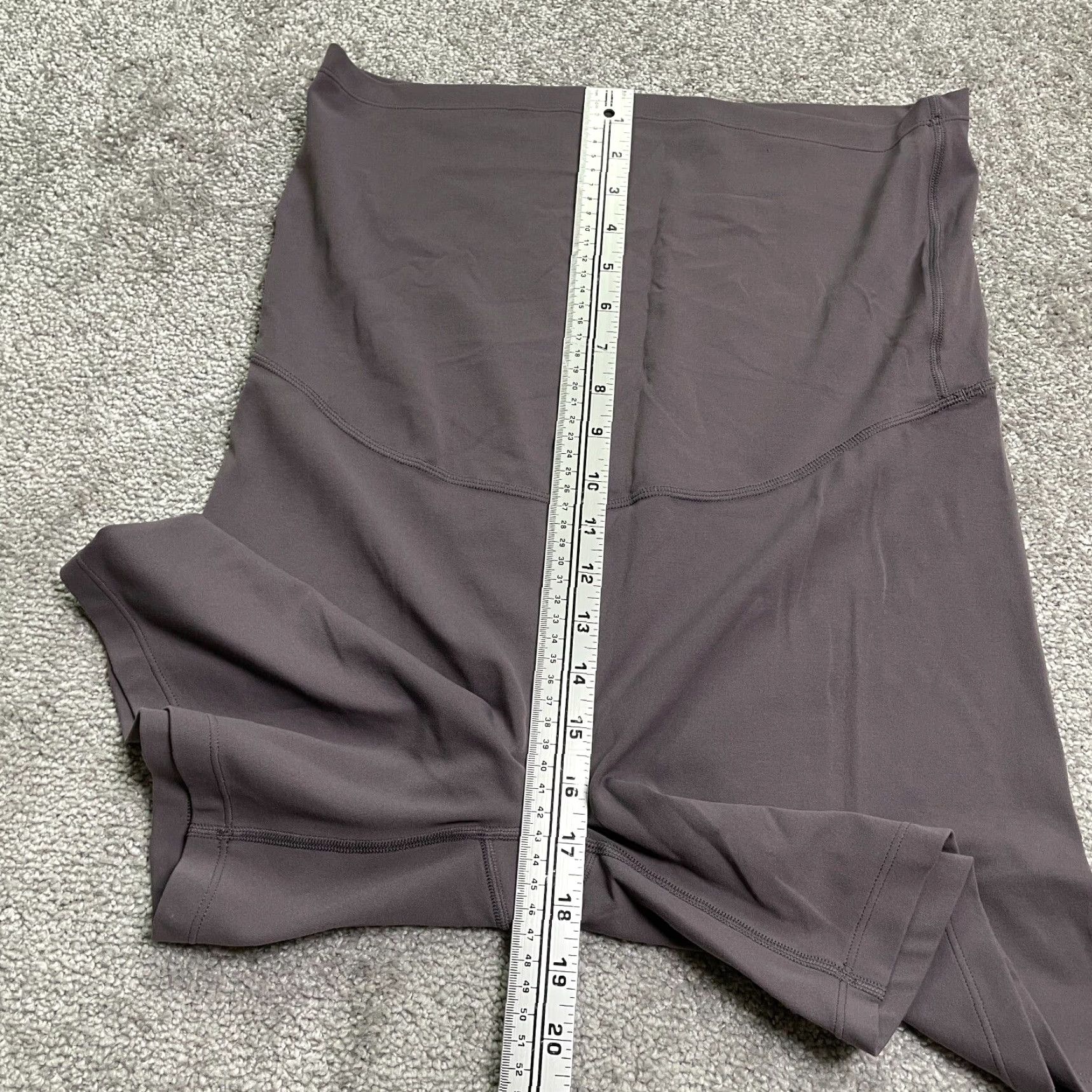 Vintage VINTAGE CRZ YOGA Active Compression Booty Shorts Women Large Gray High Ris Running 30x6 Size 36" / US 14 / IT 50 - 4 Thumbnail