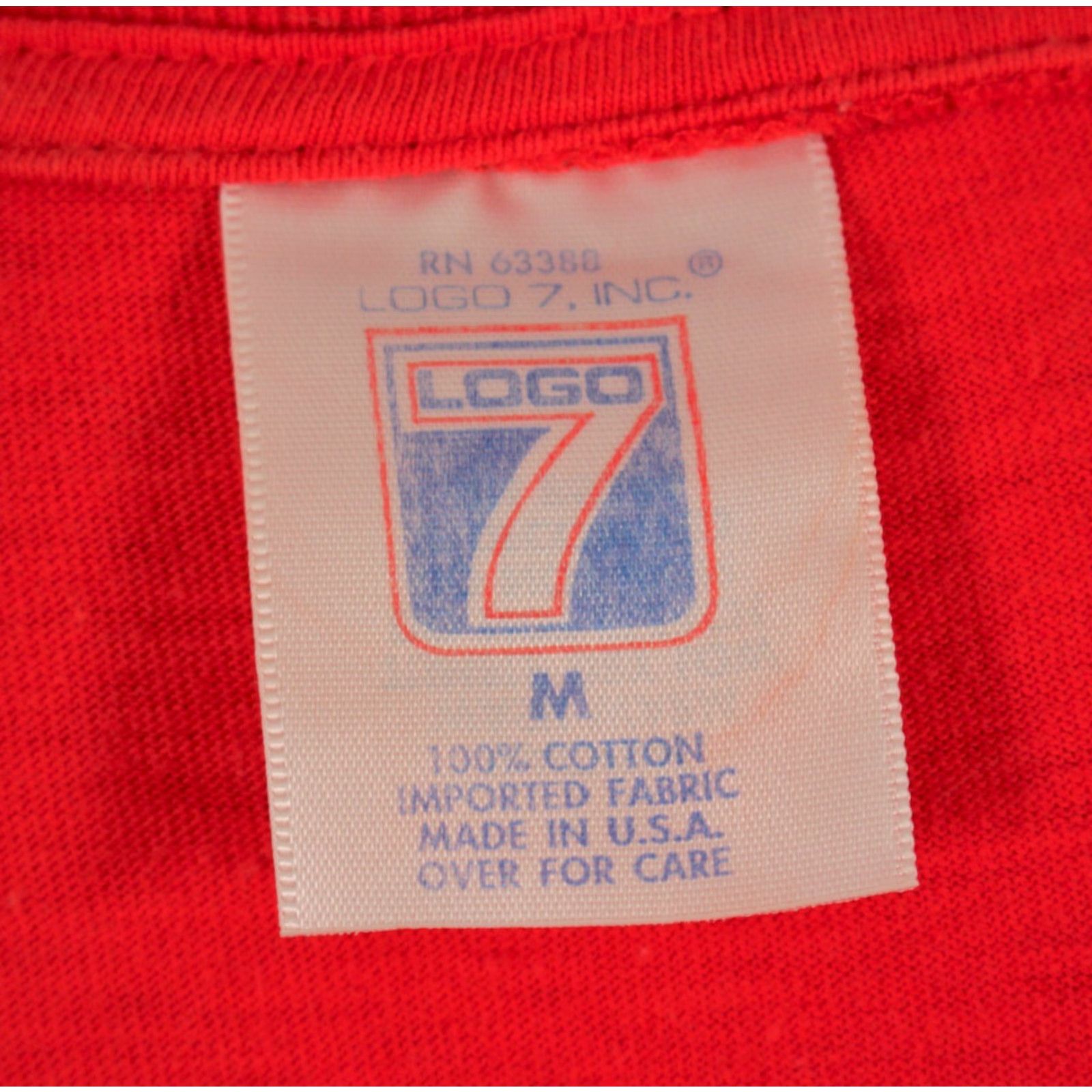 Logo 7 VINTAGE Men’s KC Chiefs AFC Champions TShirt 1990s 1995 Logo 7 Red M KC Chiefs T-Shirt Mens Graphic Tee 1990s Chiefs Football Logo 7 Size US M / EU 48-50 / 2 - 4 Thumbnail
