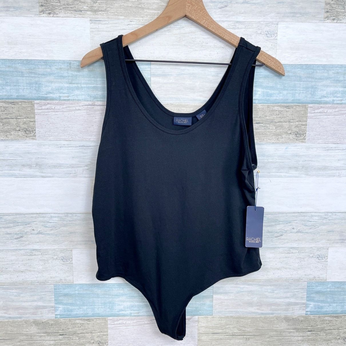 Other Rachel Roy Sleeveless Thong Bodysuit Black Round Neck XL Size XL / US 12-14 / IT 48-50 - 1 Thumbnail