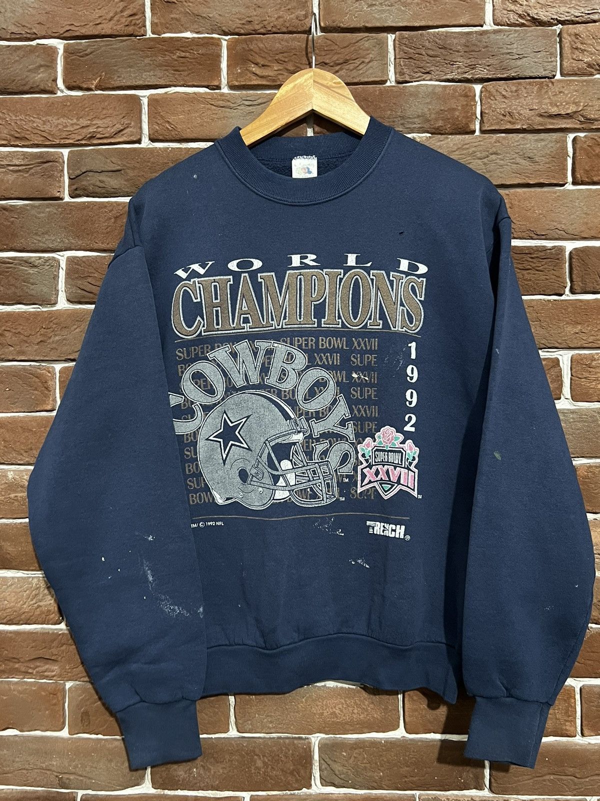 NFL Vintage 1994 Dallas Cowboys Super Bowl Champions Sweatshirt Size US L / EU 52-54 / 3 - 1 Thumbnail