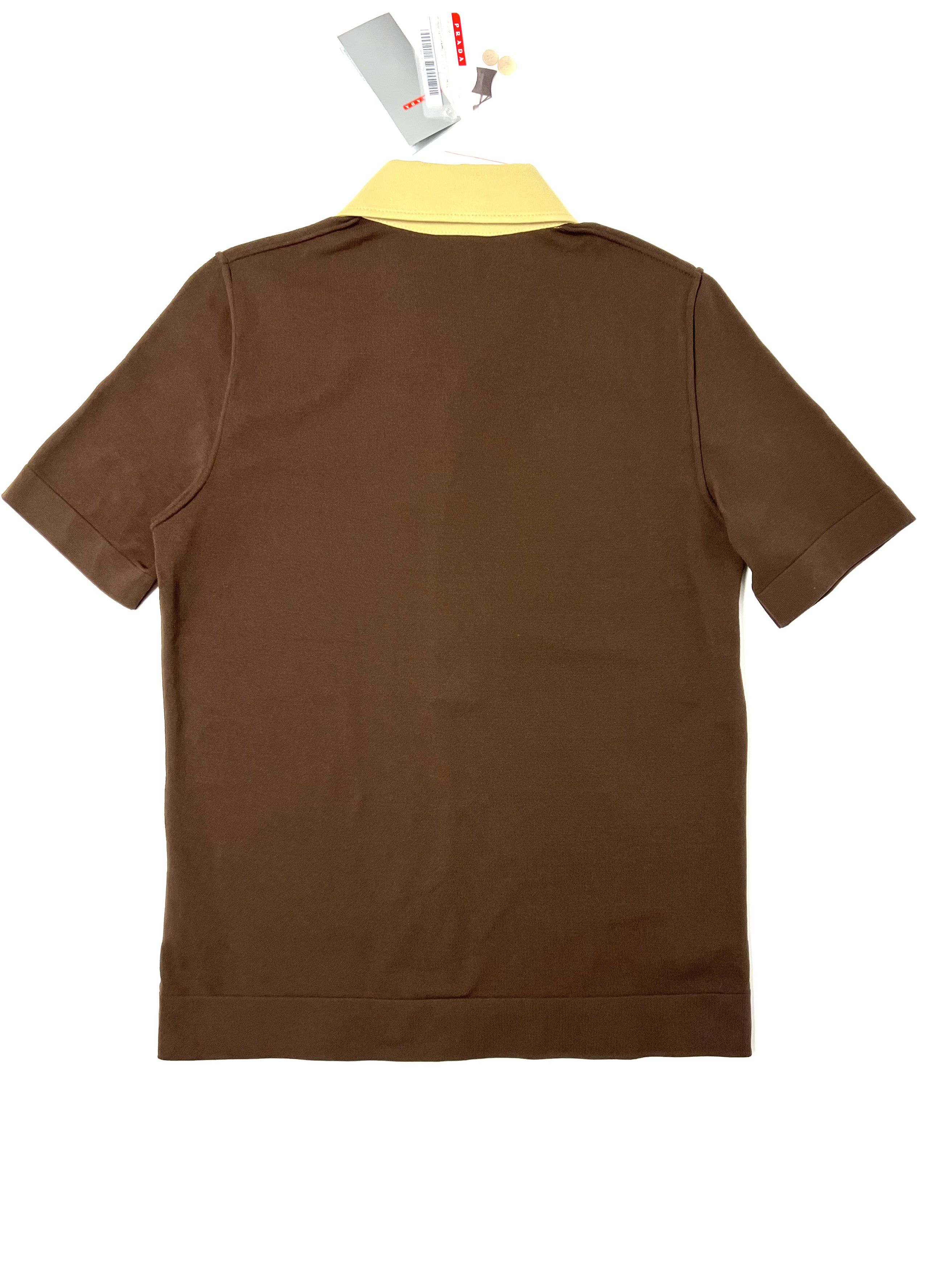Prada PRADA SPORT, MENS POLO SHIRT W / SHORT SLEEVES Size US M / EU 48-50 / 2 - 6 Thumbnail