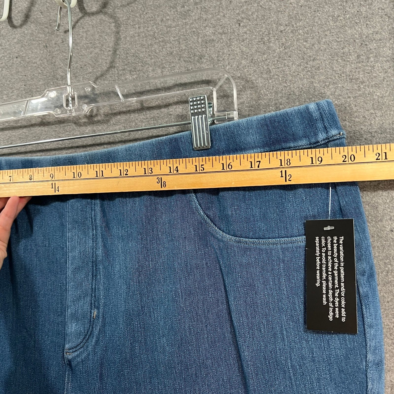 Other Susan Graver Regular Cool Touch Denim Pull-On Ankle Jean Size 22" - 6 Thumbnail