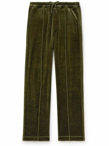 Tom Ford o1sm1stk0725 Velvet Sweatpants & Joggers in Olive Size US 34 / EU 50 - 1 Preview